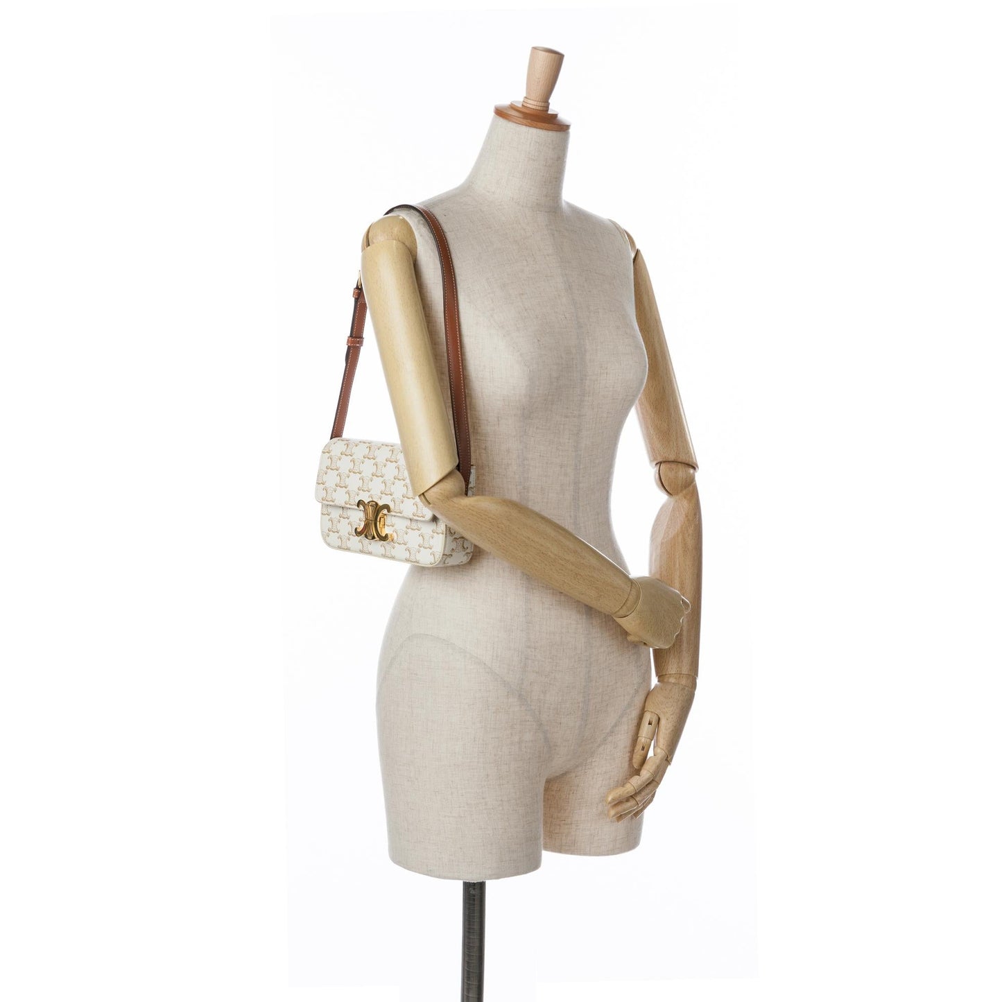 Celine Triomphe Claude Shoulder Bag (SHG-nRwJZJ)