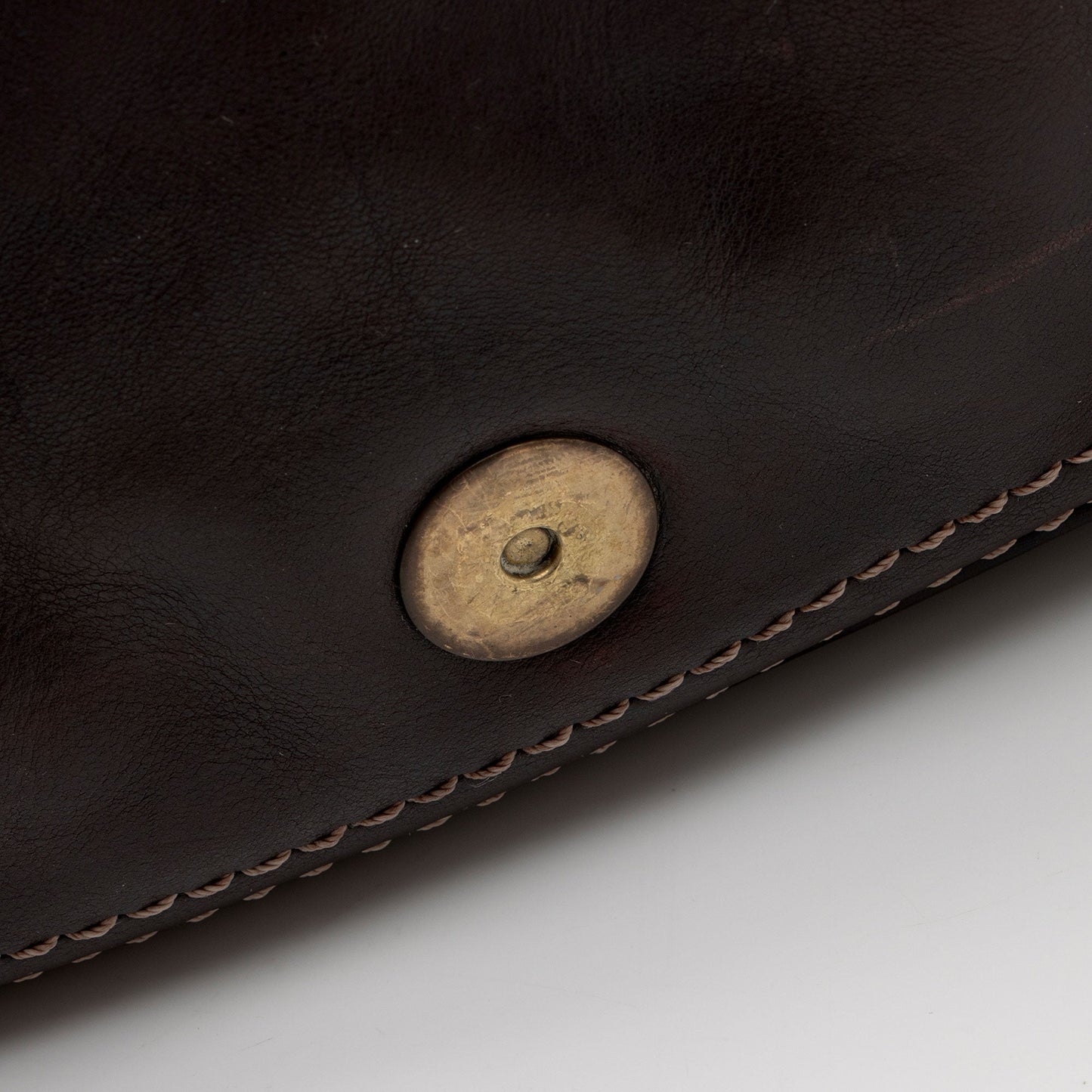 Celine Vintage Leather Buckle Shoulder Bag (SHF-2mqWEo)