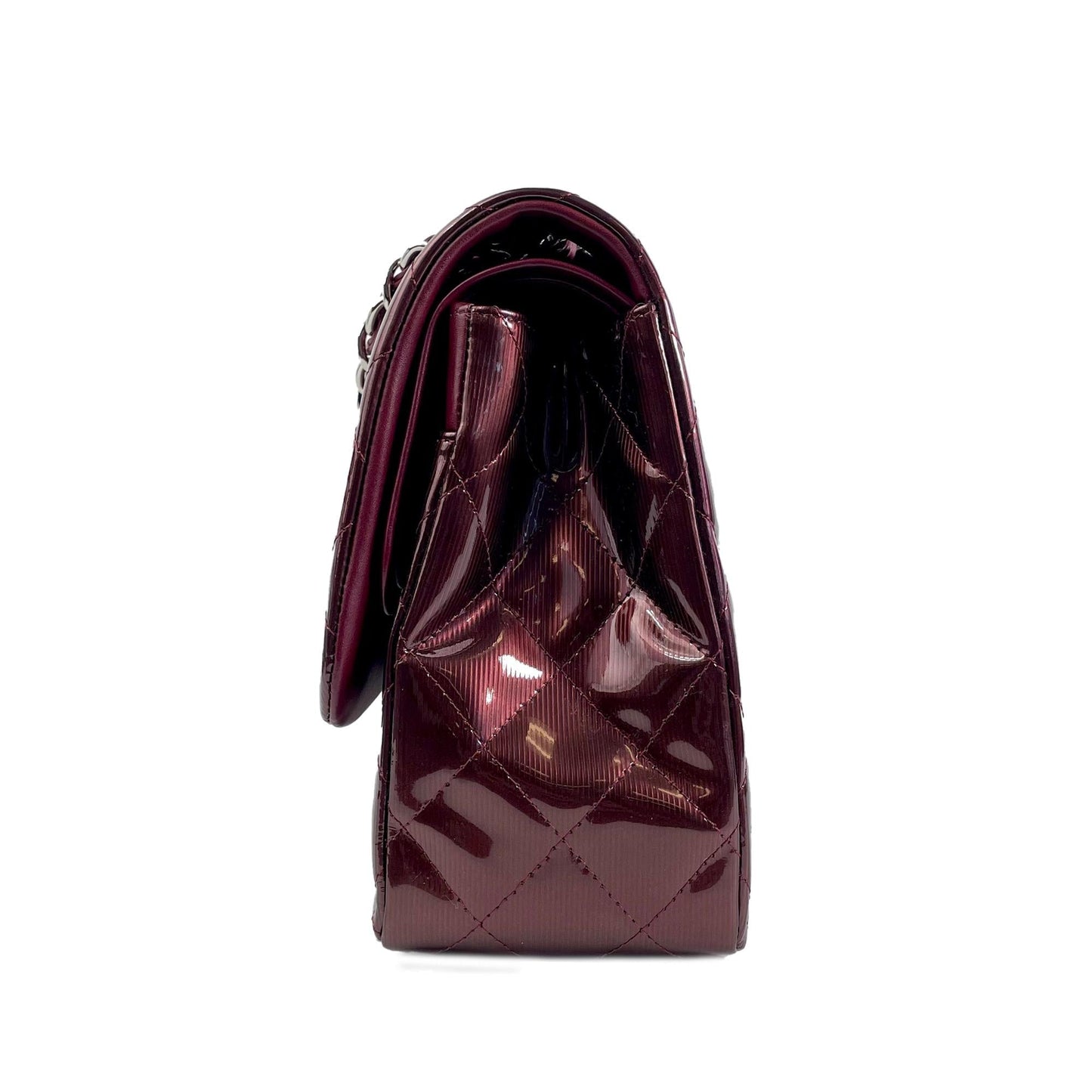 Chanel Jumbo Classic Patent Double Flap (SHG-KP5acZ)