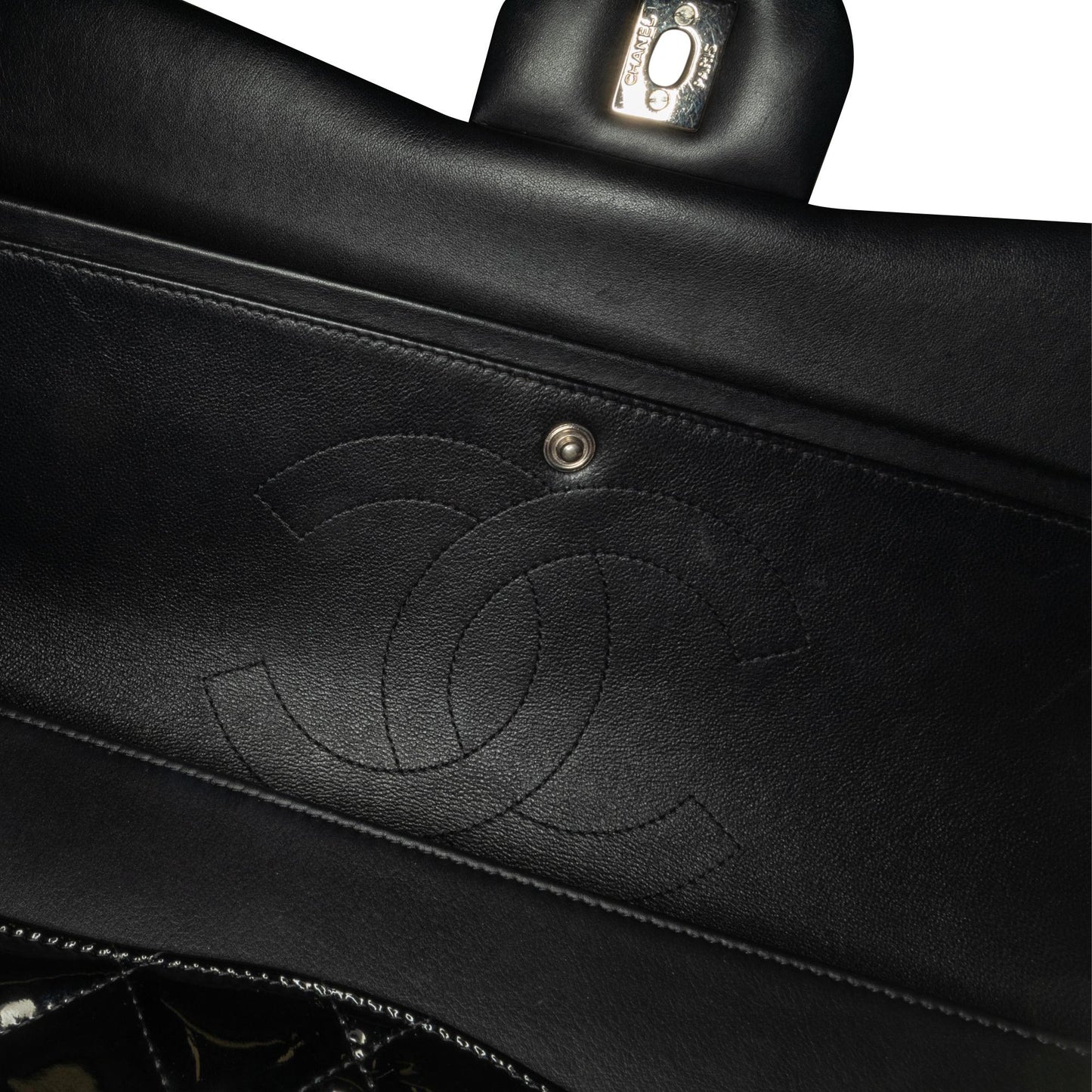 Chanel Jumbo Classic Patent Double Flap (SHG-OHbgvl)