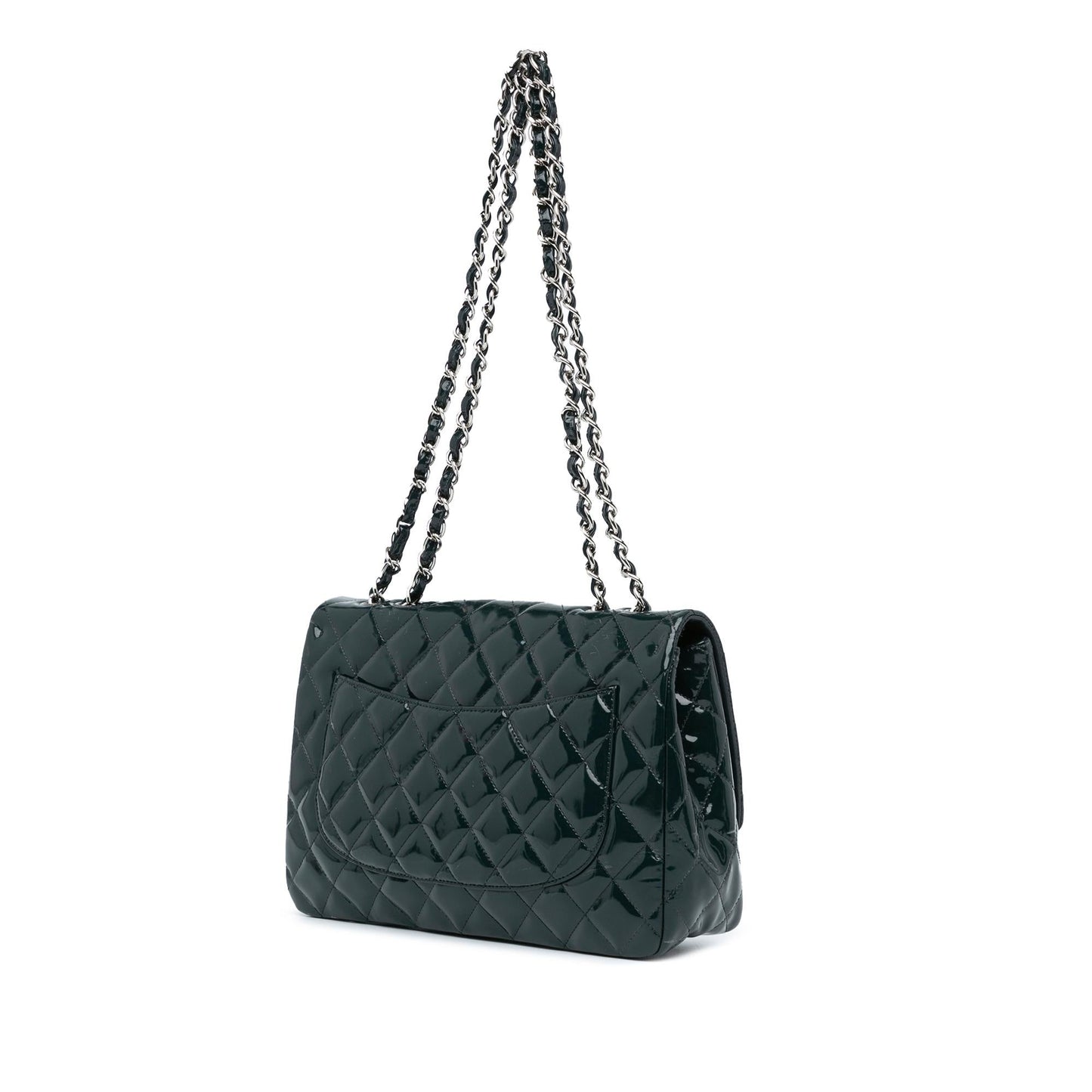 Chanel Jumbo Classic Patent Double Flap (SHG-7gpVN1)