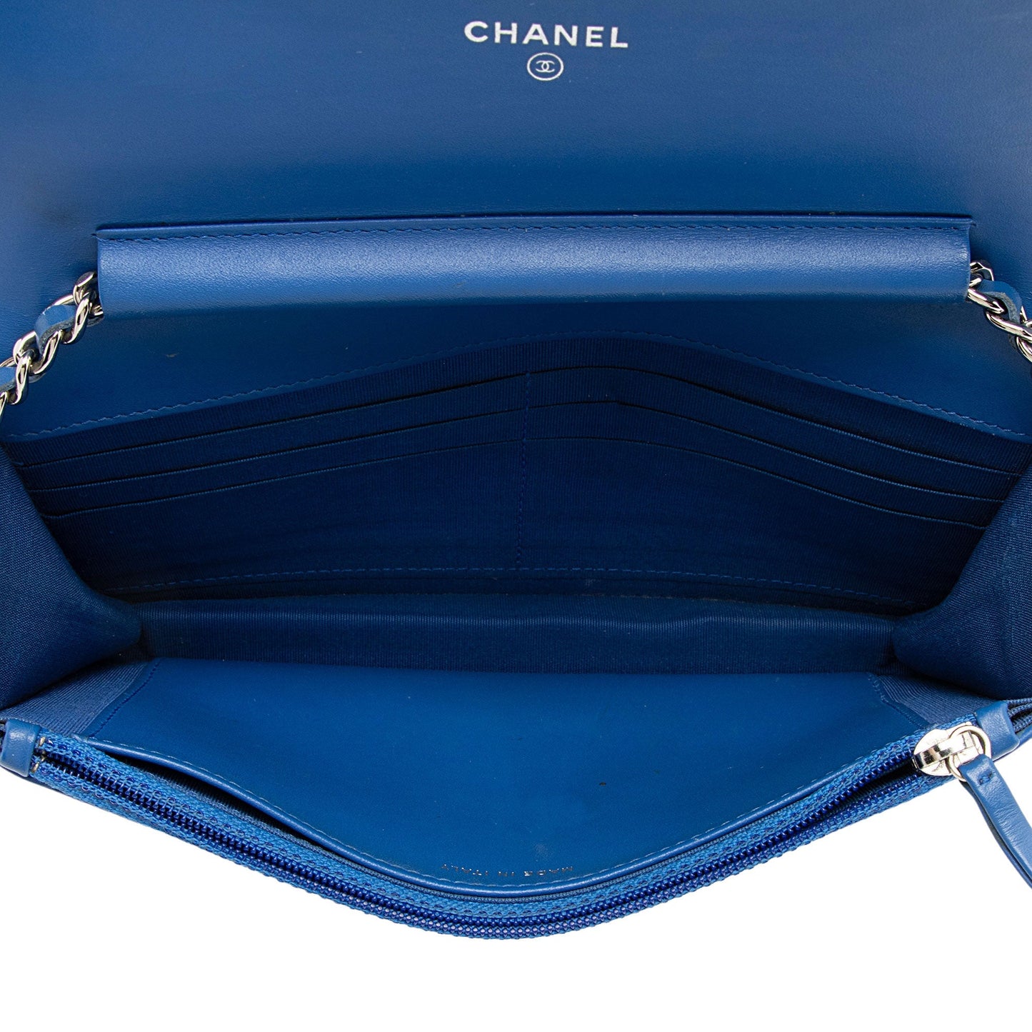 Chanel Patent Leather Boy Wallet on Chain (SHF-sHLroH)