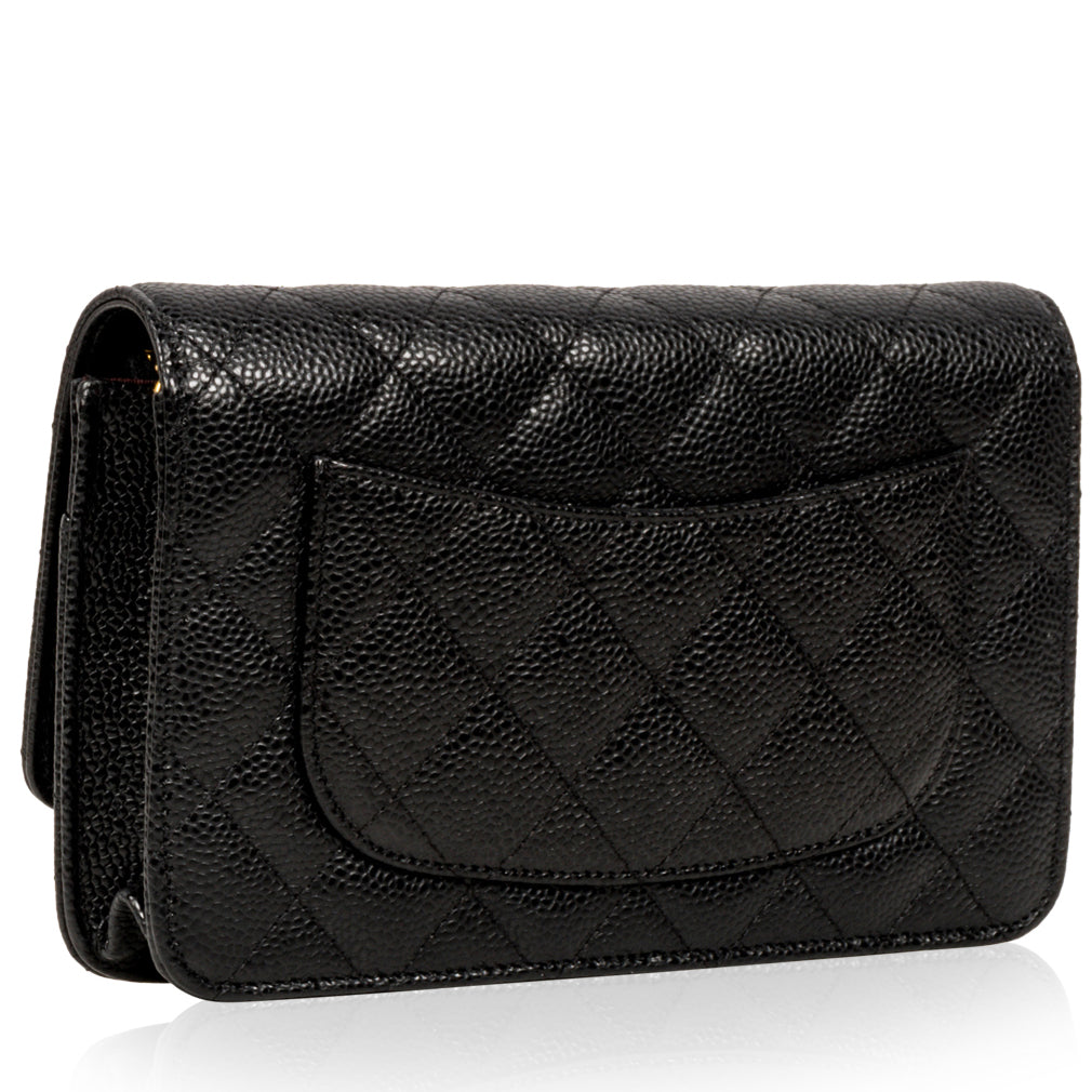 Chanel Wallet on Chain - Caviar