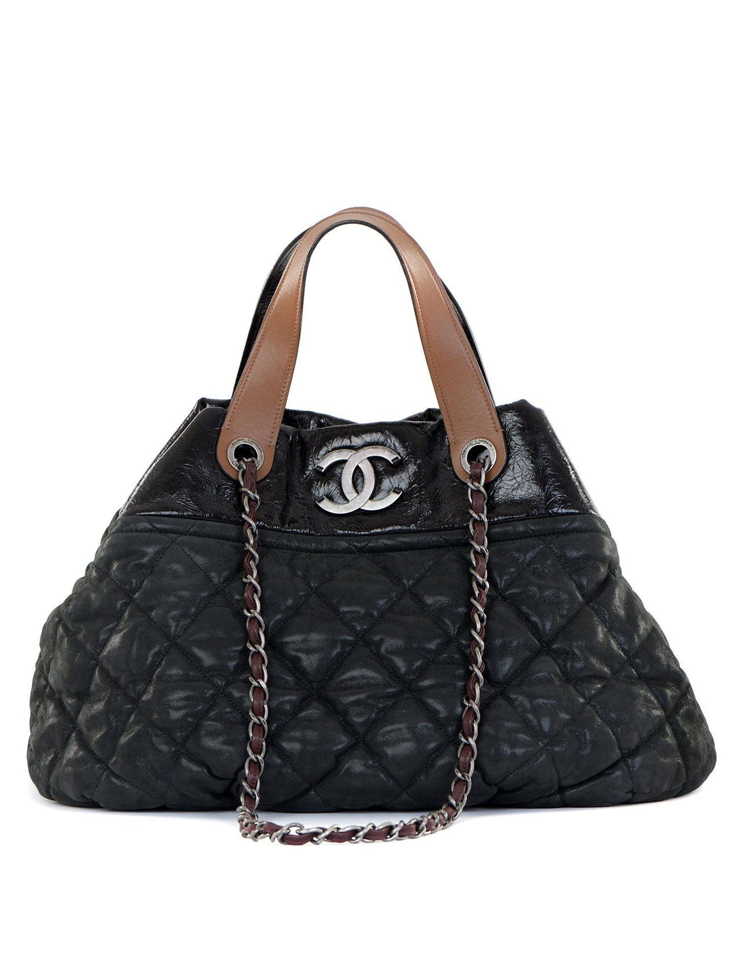 Quilted In The Mix Hobo Bag
