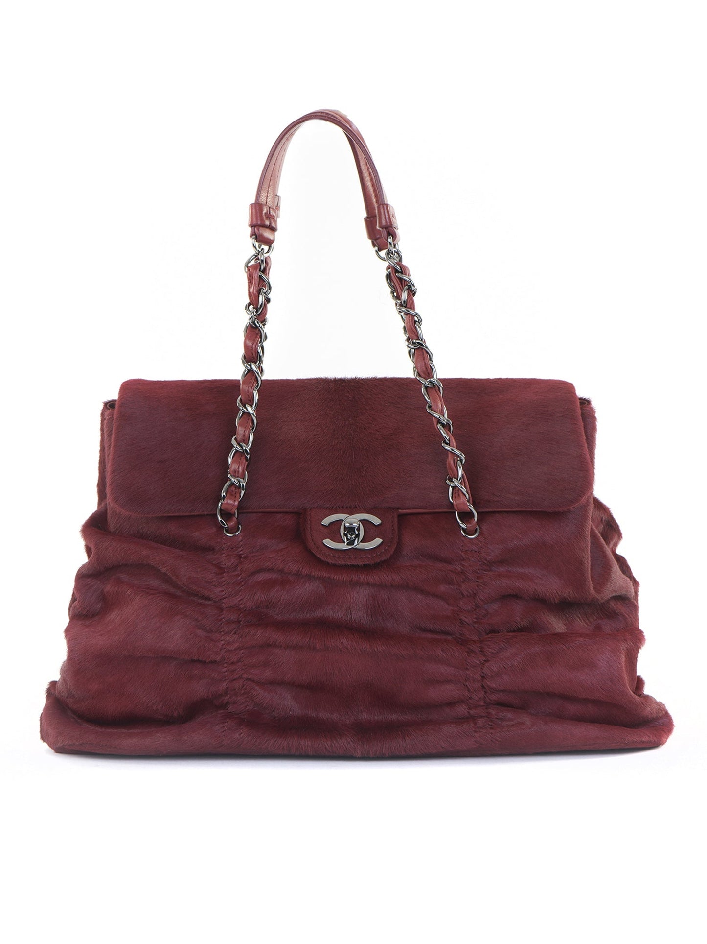 Medium Pony Hair Sharpei Flap Bag