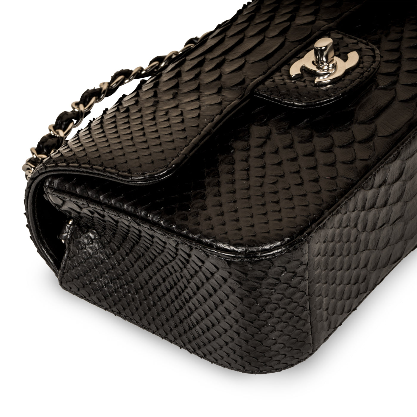 Chanel Classic Flap Bag - Mini Rectangular - Python