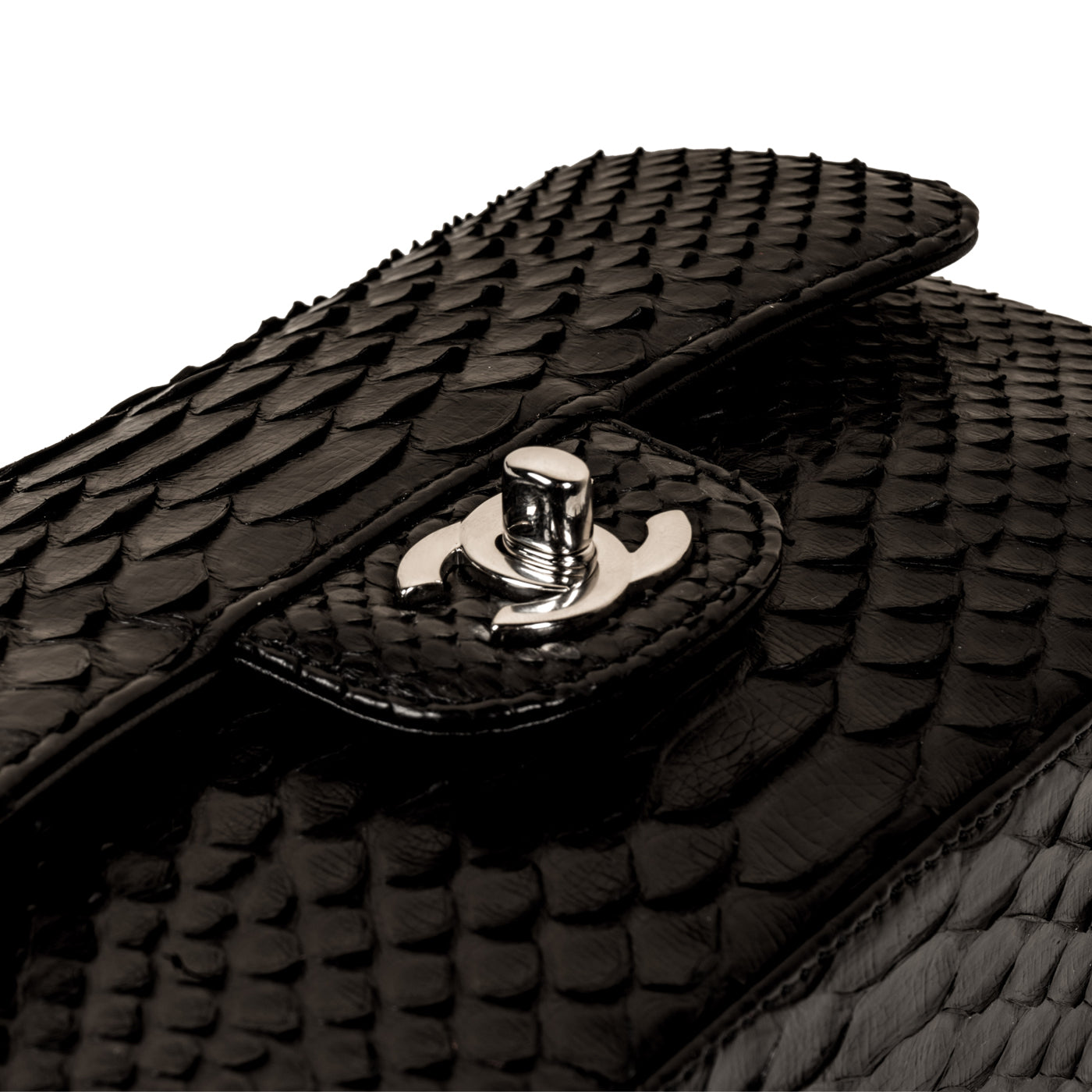 Chanel Classic Flap Bag - Mini Rectangular - Python