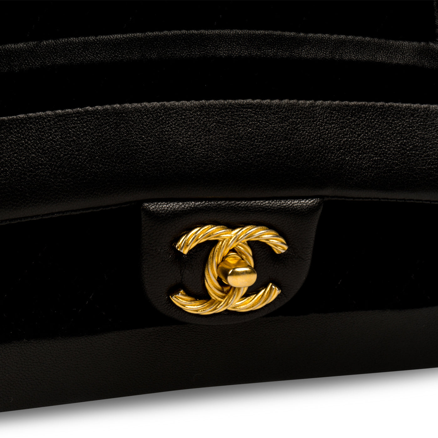 Chanel Velvet/Lambskin Flap Bag