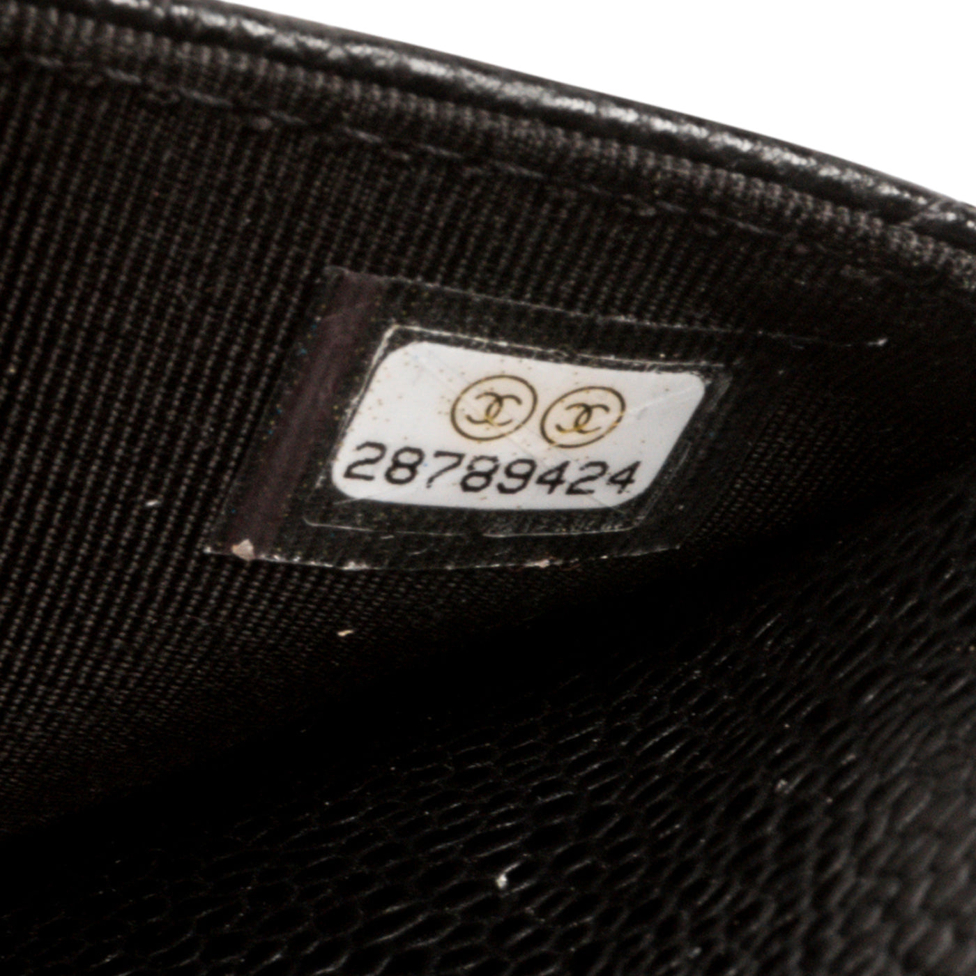 Chanel Wallet on Chain - Caviar