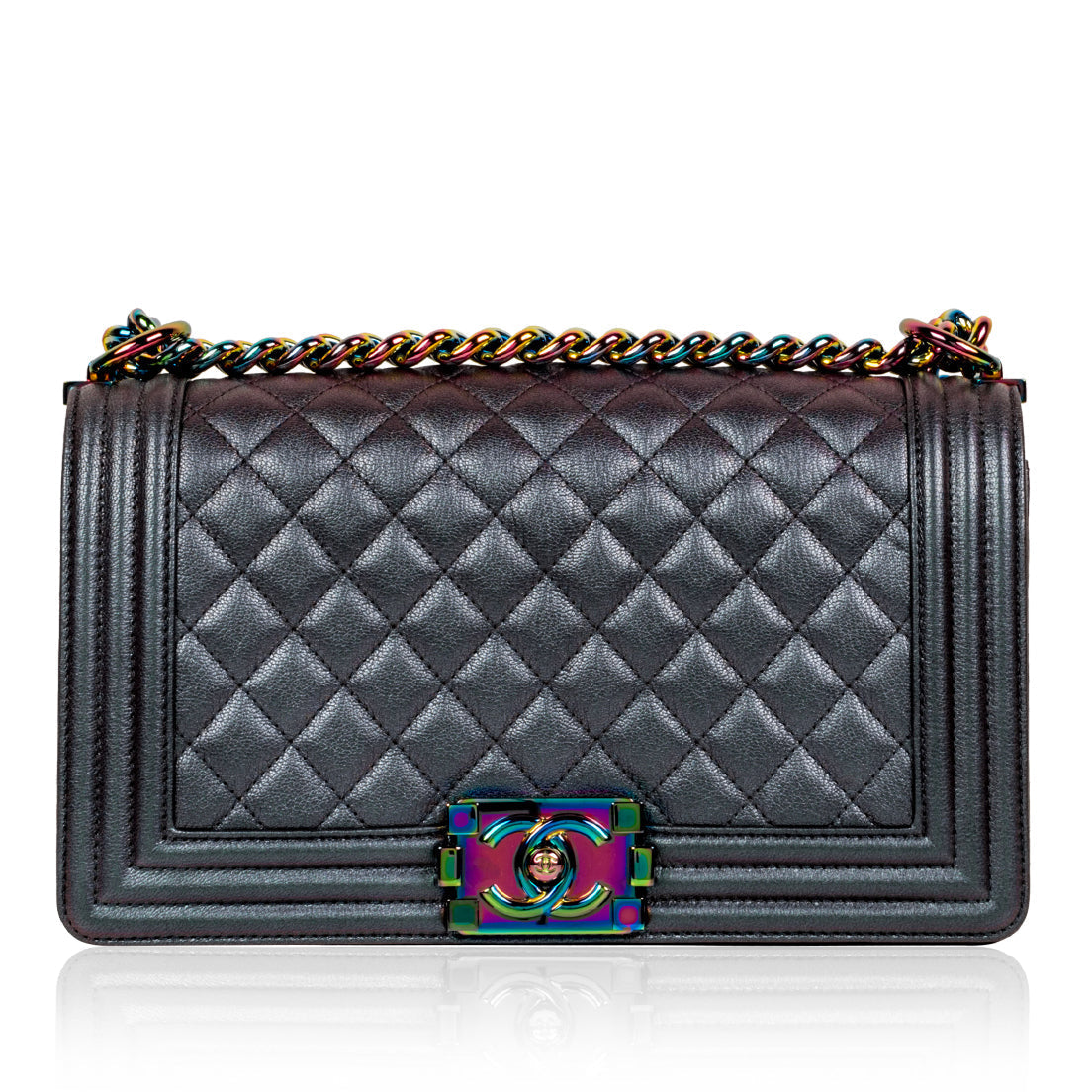 Chanel Iridescent Boy Bag - Medium