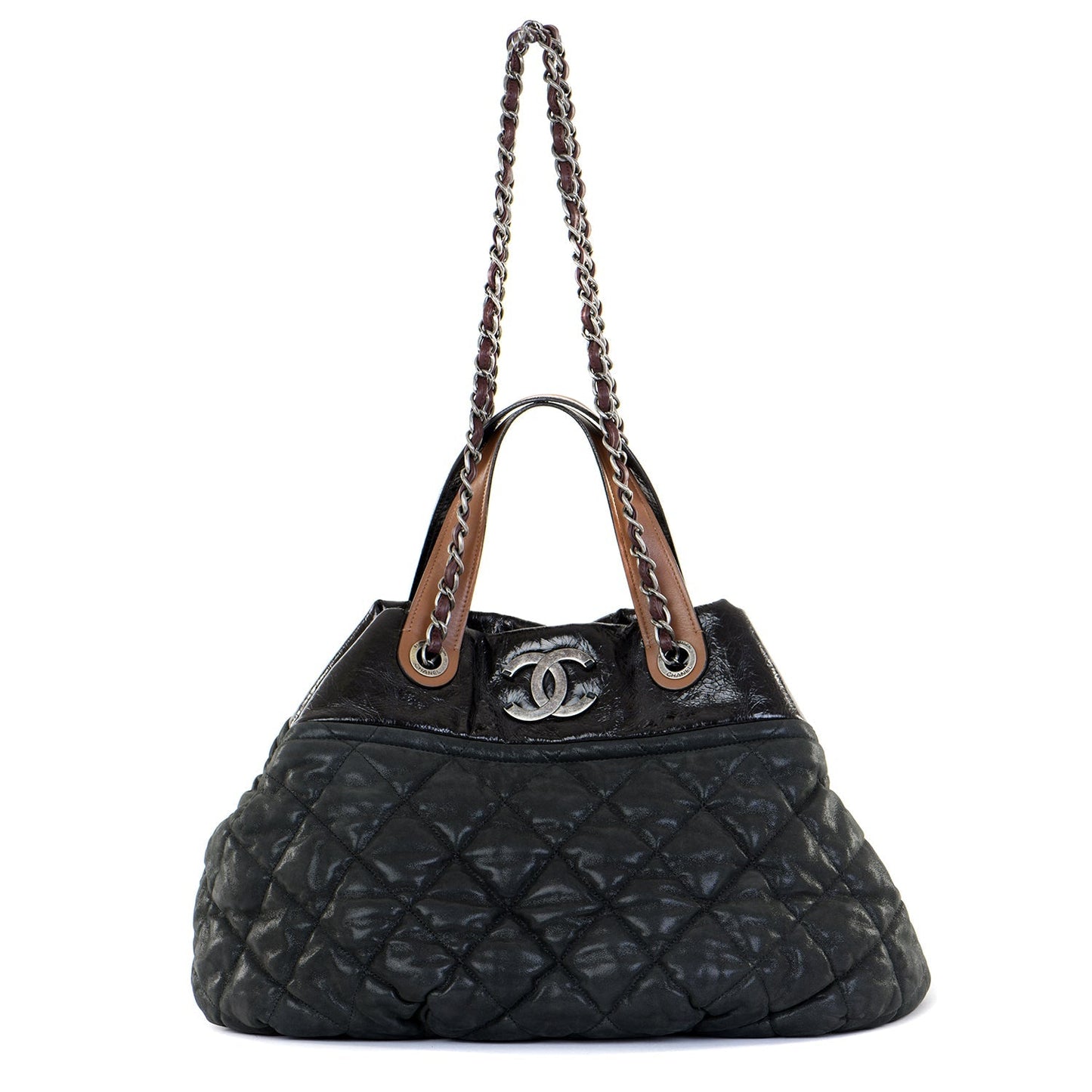 Quilted In The Mix Hobo Bag