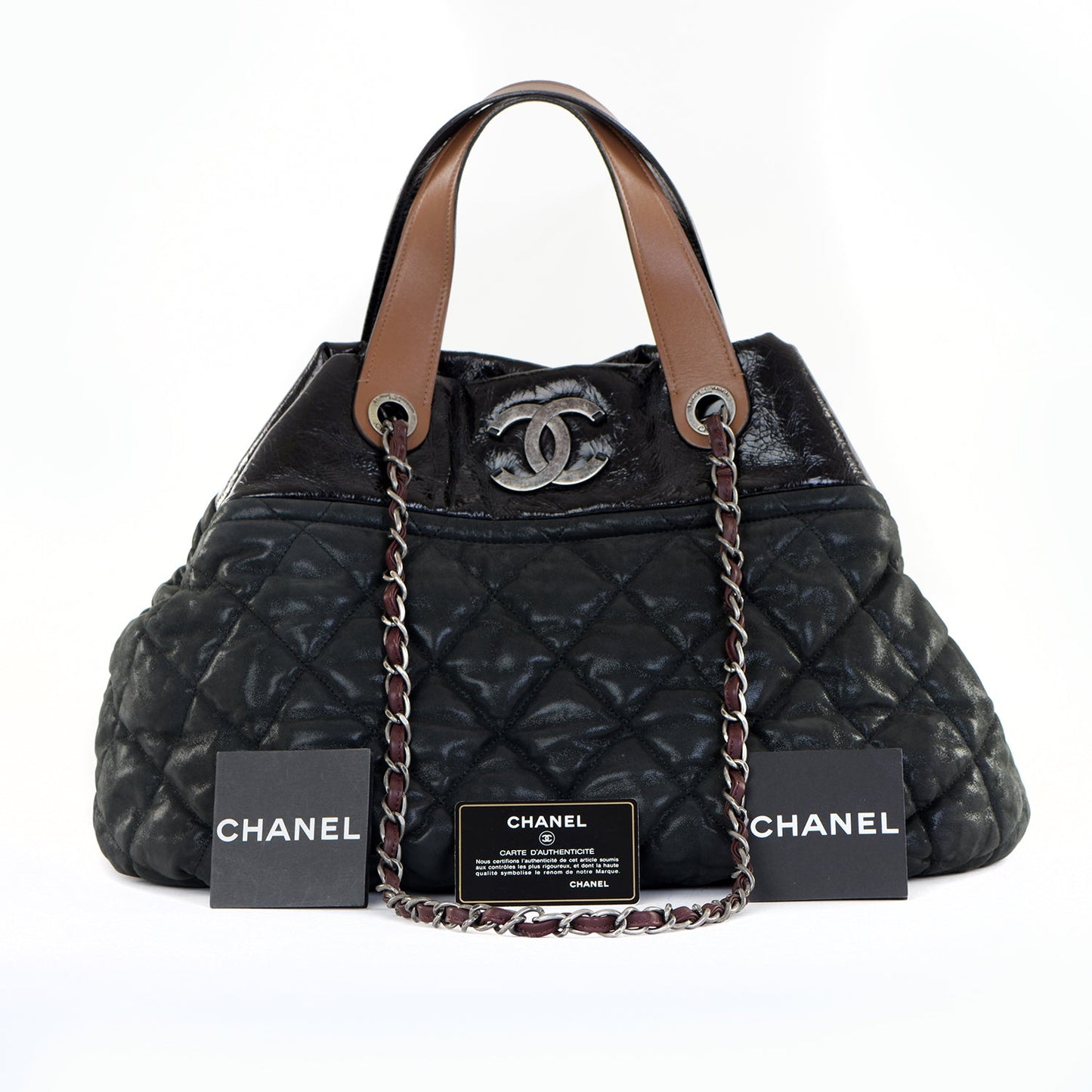 Quilted In The Mix Hobo Bag