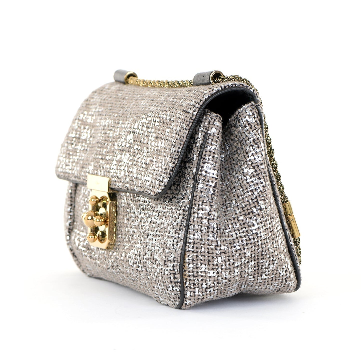 Metallic Woven Elsie Bag