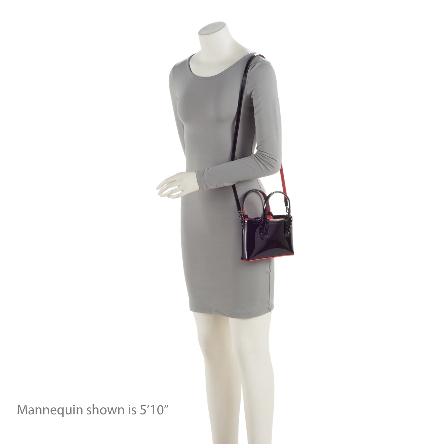 Christian Louboutin Patent Leather Cabata Mini Tote (SHF-JPmRvx)