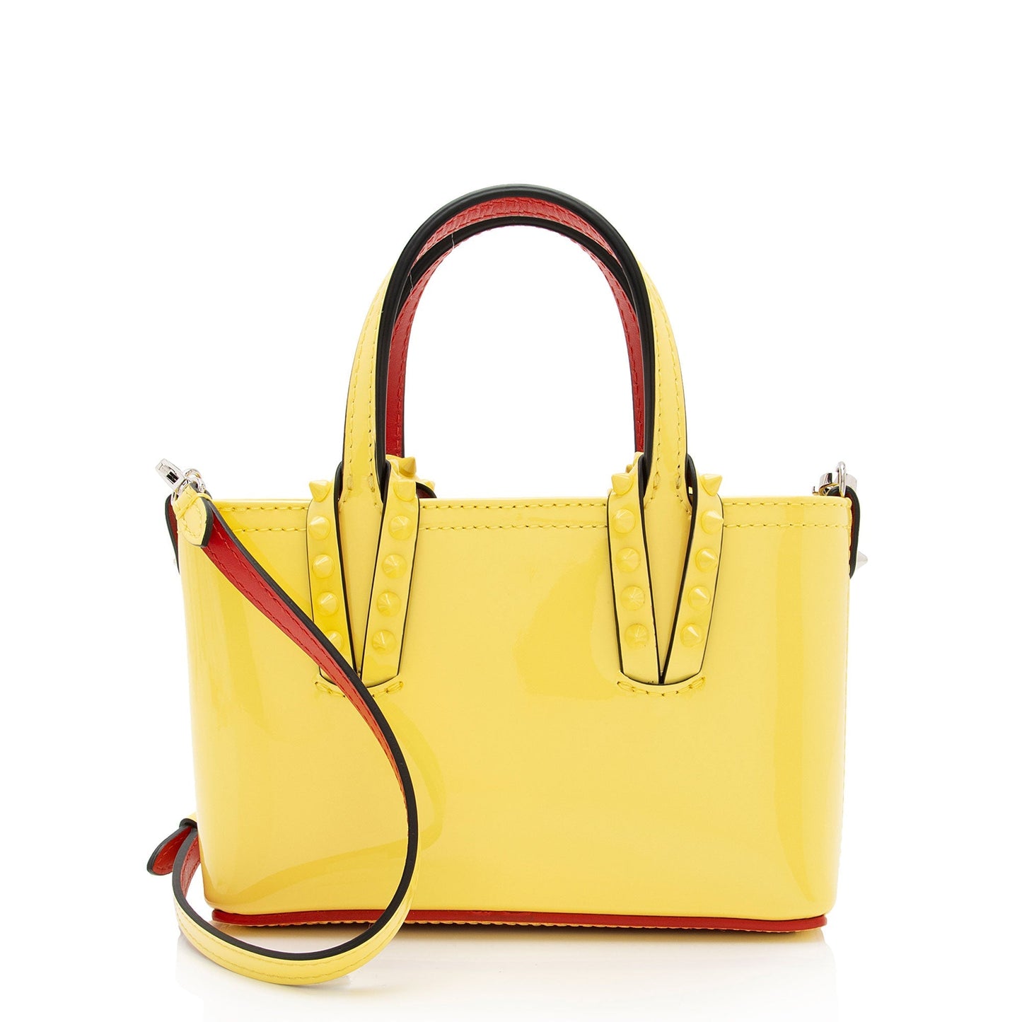 Christian Louboutin Patent Leather Cabata Nano Tote (SHF-IsWfbi)