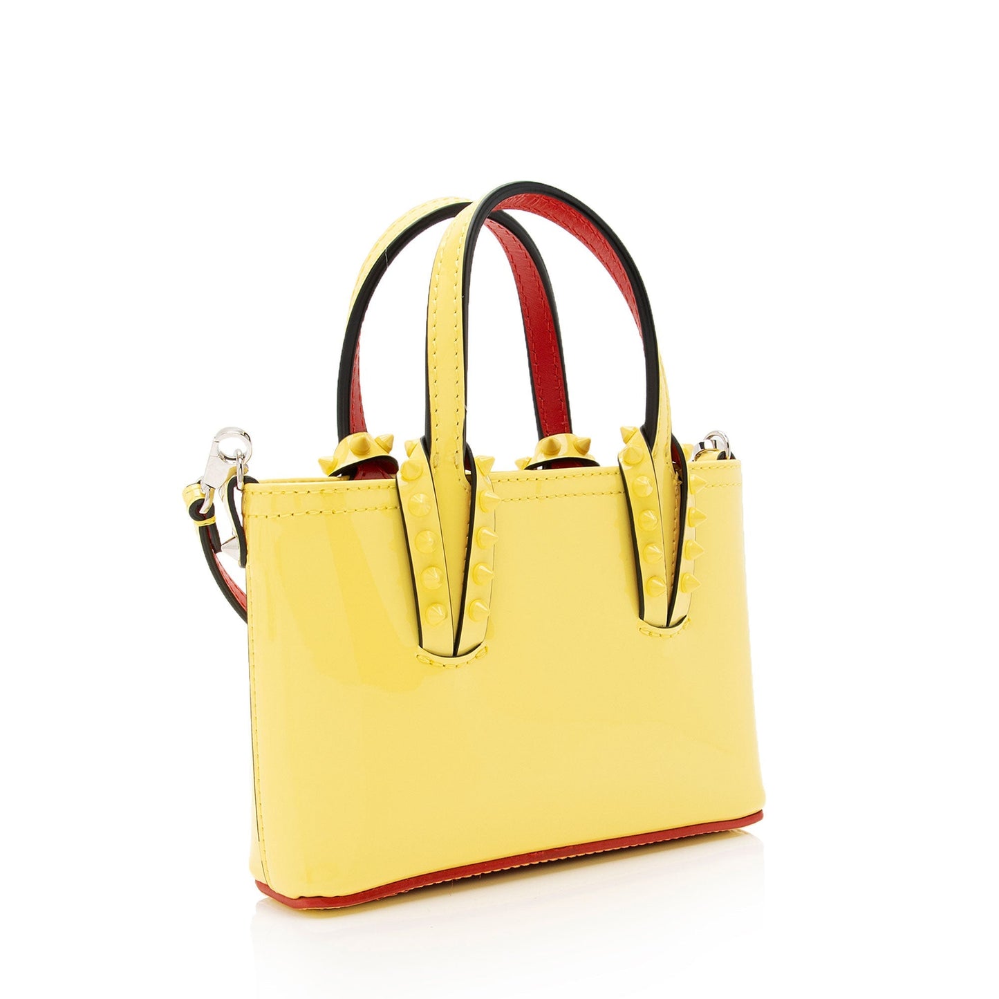 Christian Louboutin Patent Leather Cabata Nano Tote (SHF-IsWfbi)