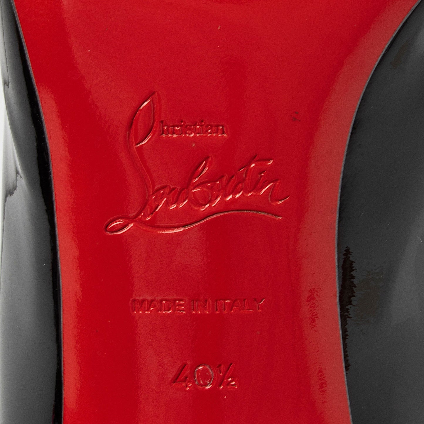 Christian Louboutin Patent Leather Pigalle Follies 100 Pumps - Size 10.5 / 40.5 (SHF-jPrVCQ)