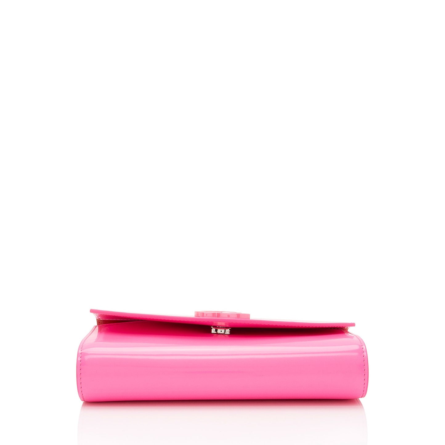 Christian Louboutin Patent Leather Loubi154 Chain Wallet (SHF-iRyKJP)