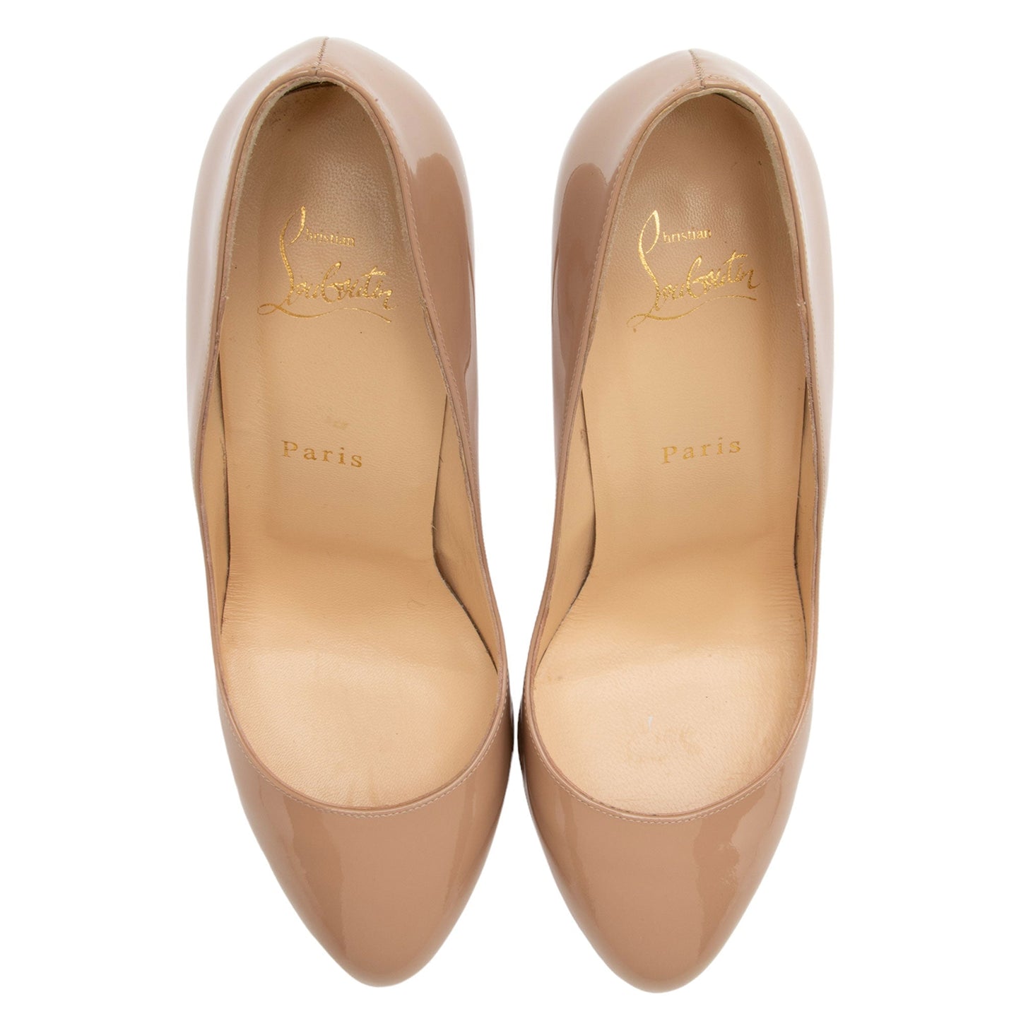 Christian Louboutin Patent Leather Merci Allen 100mm Pumps - Size 9.5 / 39.5 (SHF-q7eia0)