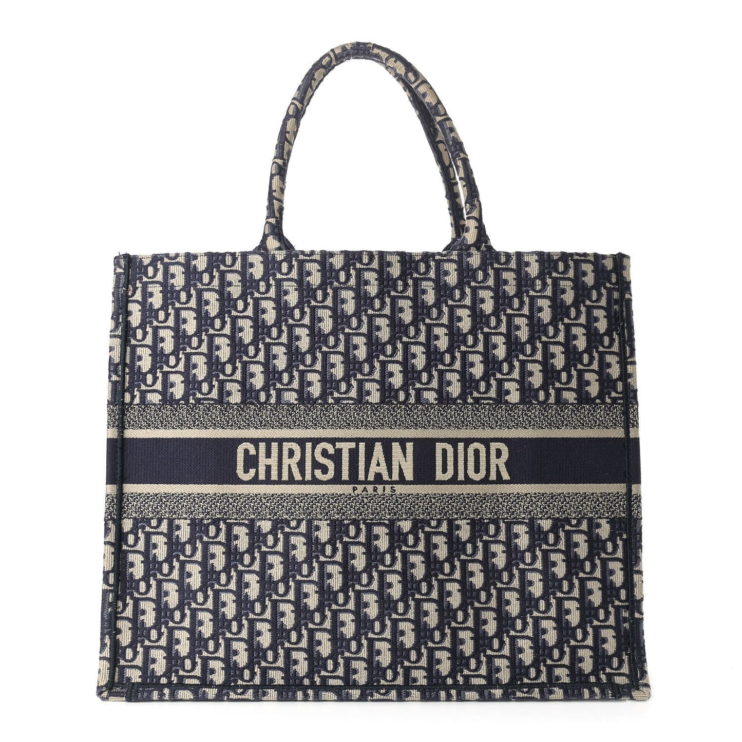 CHRISTIAN DIOR LARGE OBLIQUE BOOK TOTE BAG