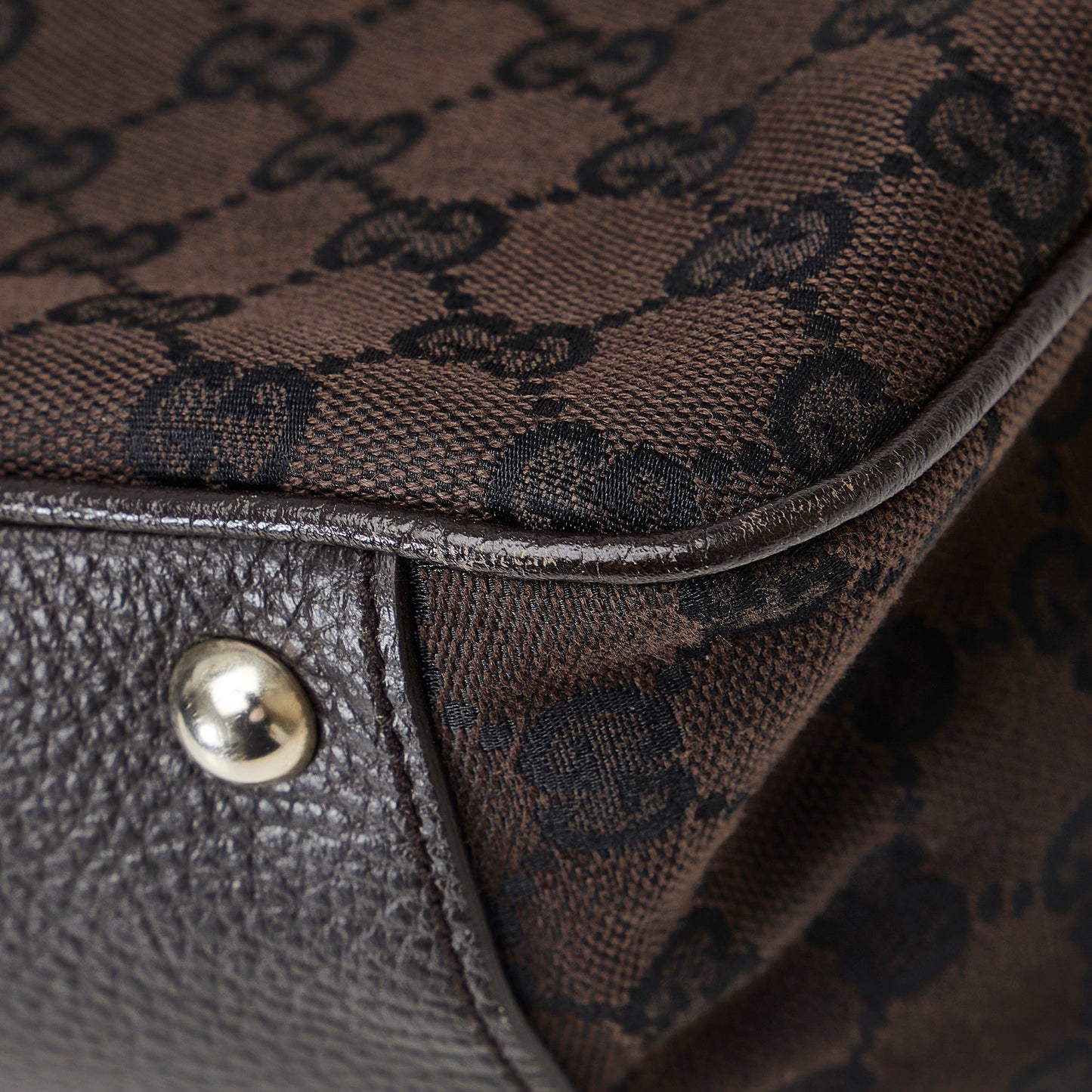 Brown Gucci GG Canvas Tote