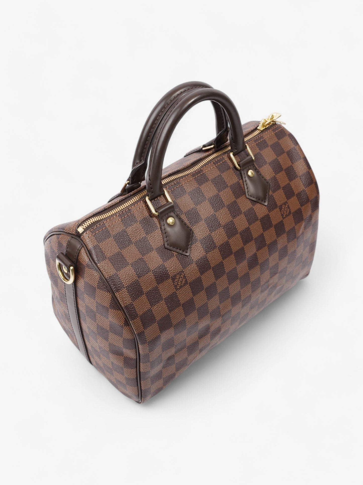 Louis Vuitton Speedy Bandouliere Damier Ebene Coated Canvas 30