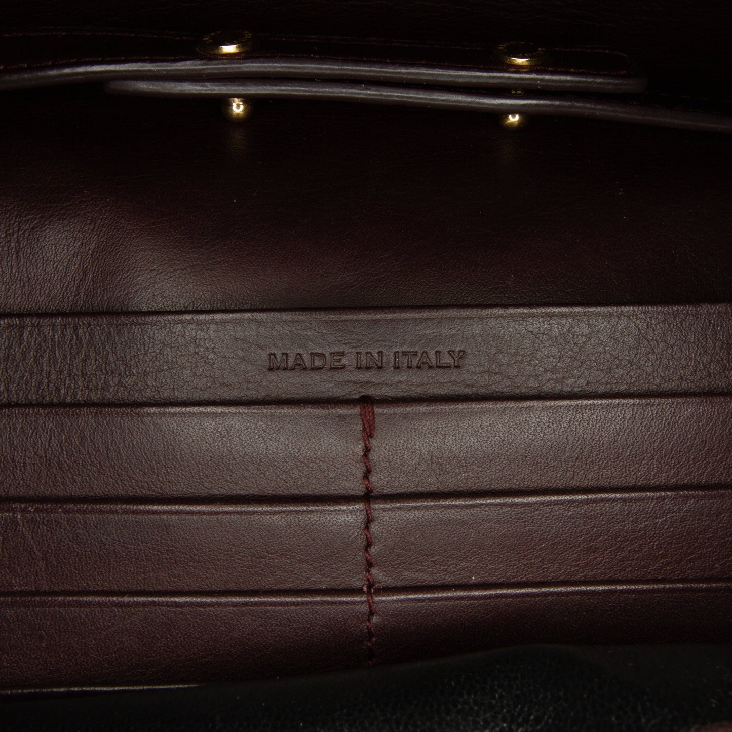 Yves Saint Laurent Chyc Ligne Wallet on Chain Brown