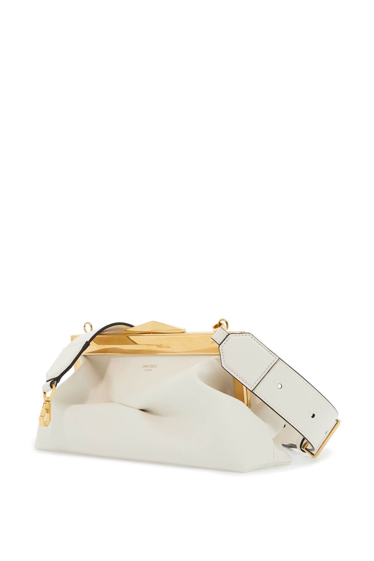 Jimmy Choo Leather Diamond Frame Clutch Women