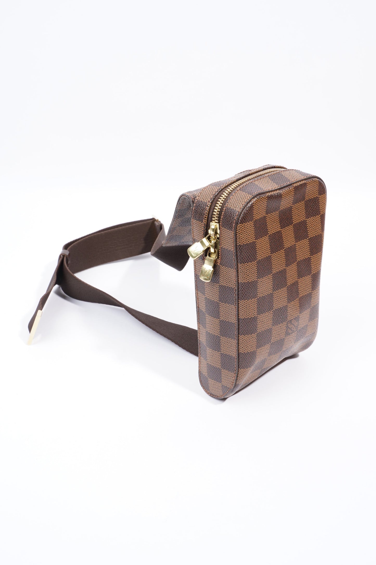 Louis Vuitton Geronimo Damier Ebene Coated Canvas
