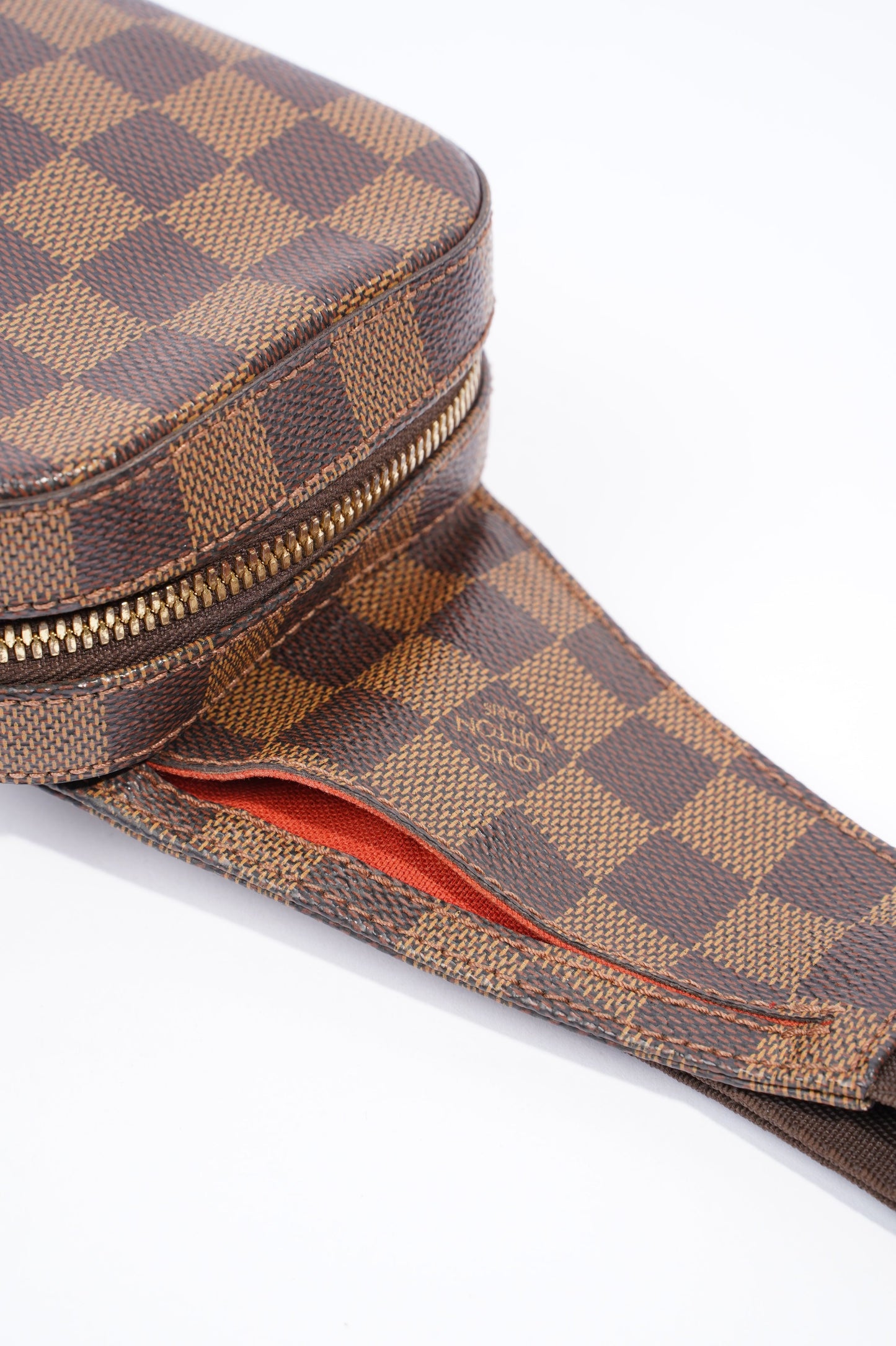 Louis Vuitton Geronimo Damier Ebene Coated Canvas