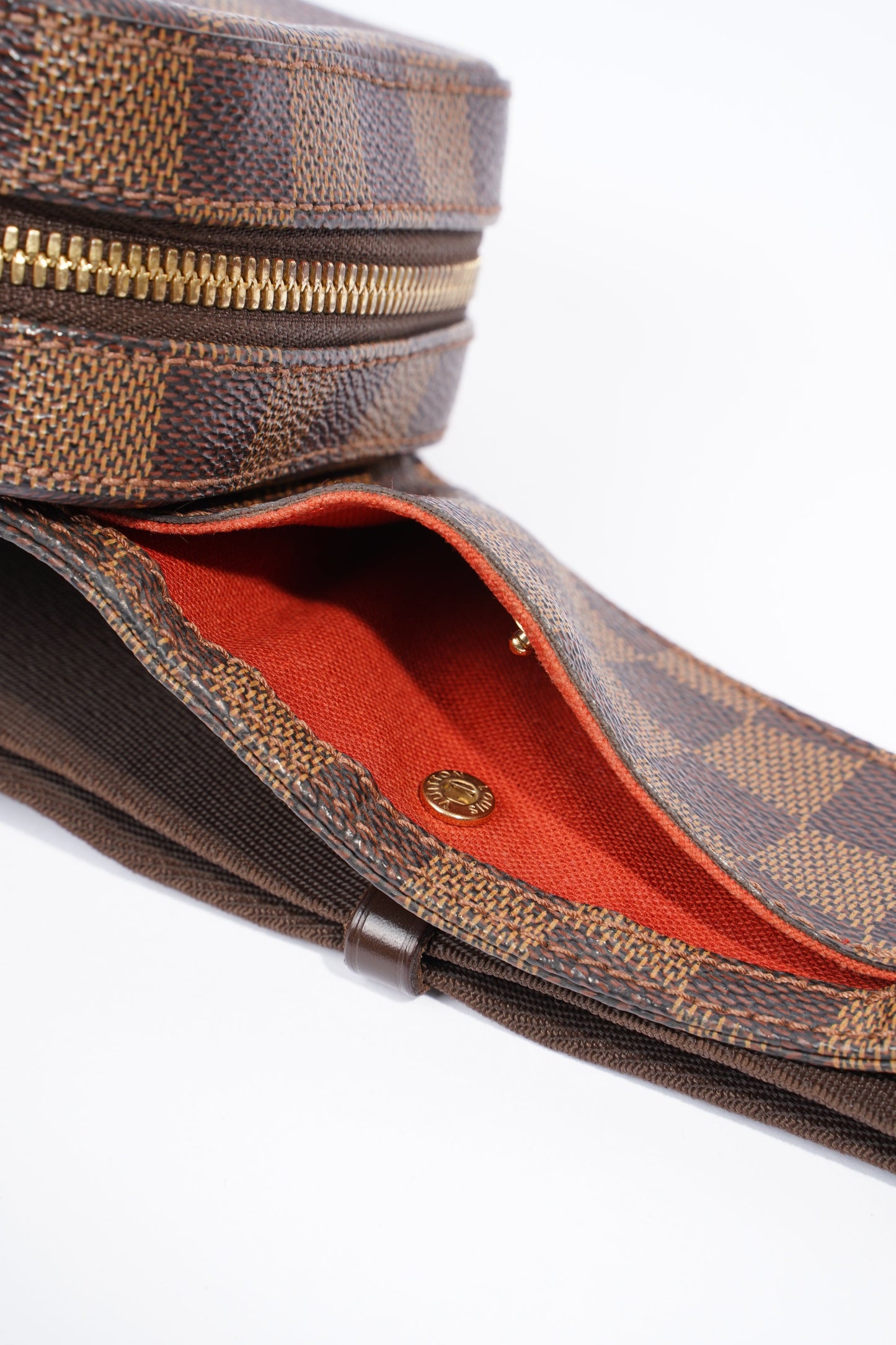 Louis Vuitton Geronimo Damier Ebene Coated Canvas