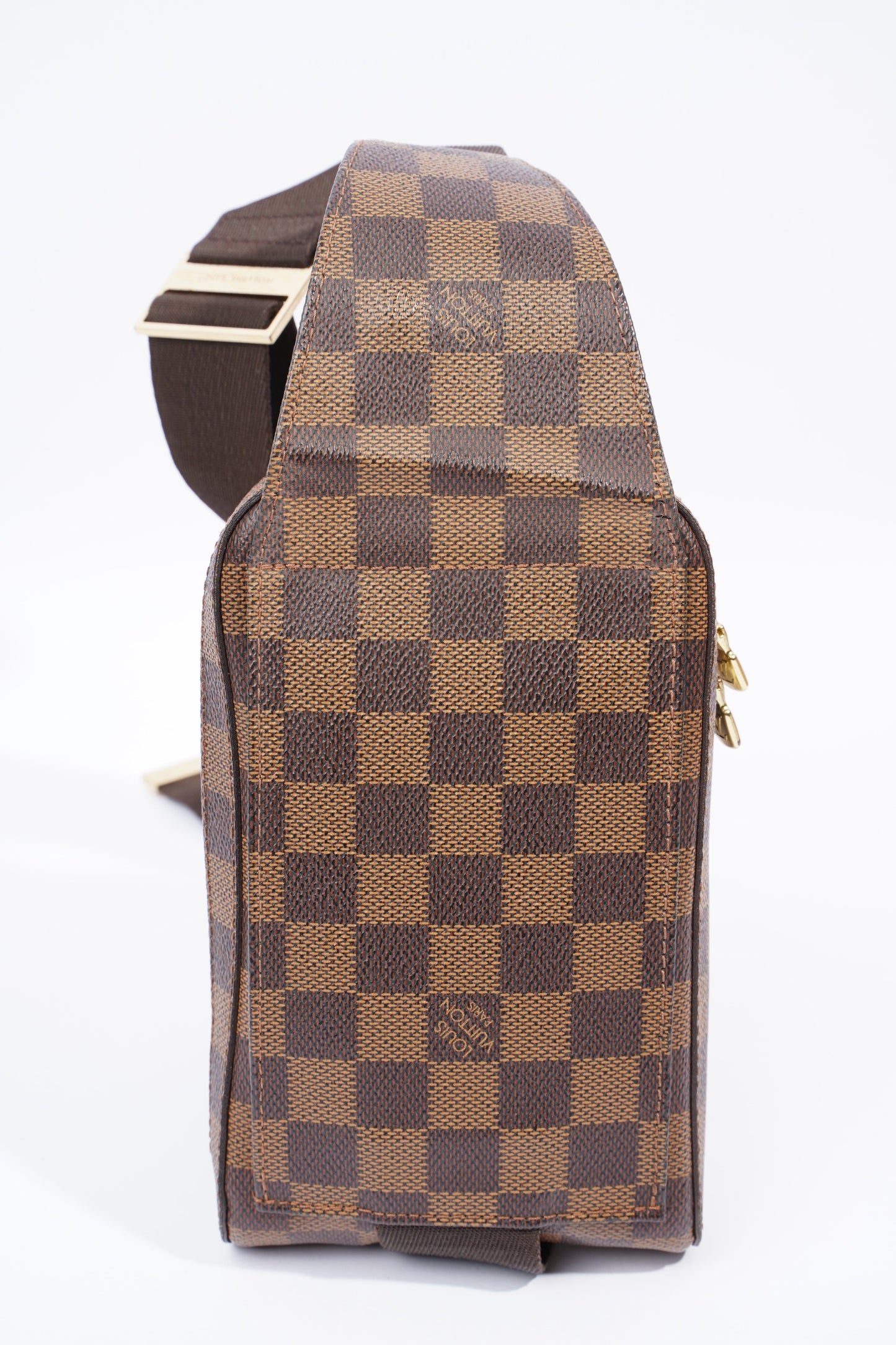 Louis Vuitton Geronimo Damier Ebene Coated Canvas