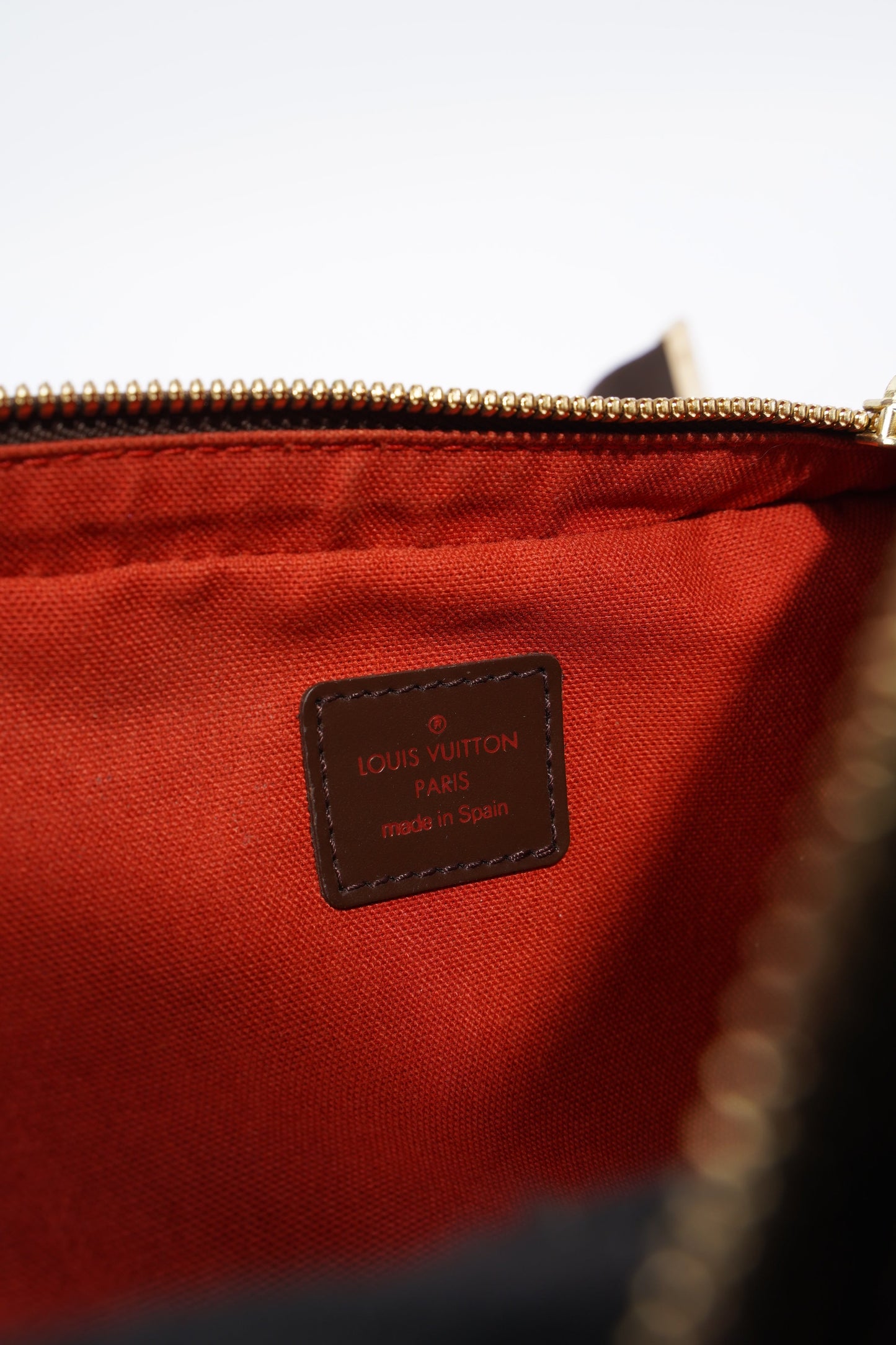 Louis Vuitton Geronimo Damier Ebene Coated Canvas