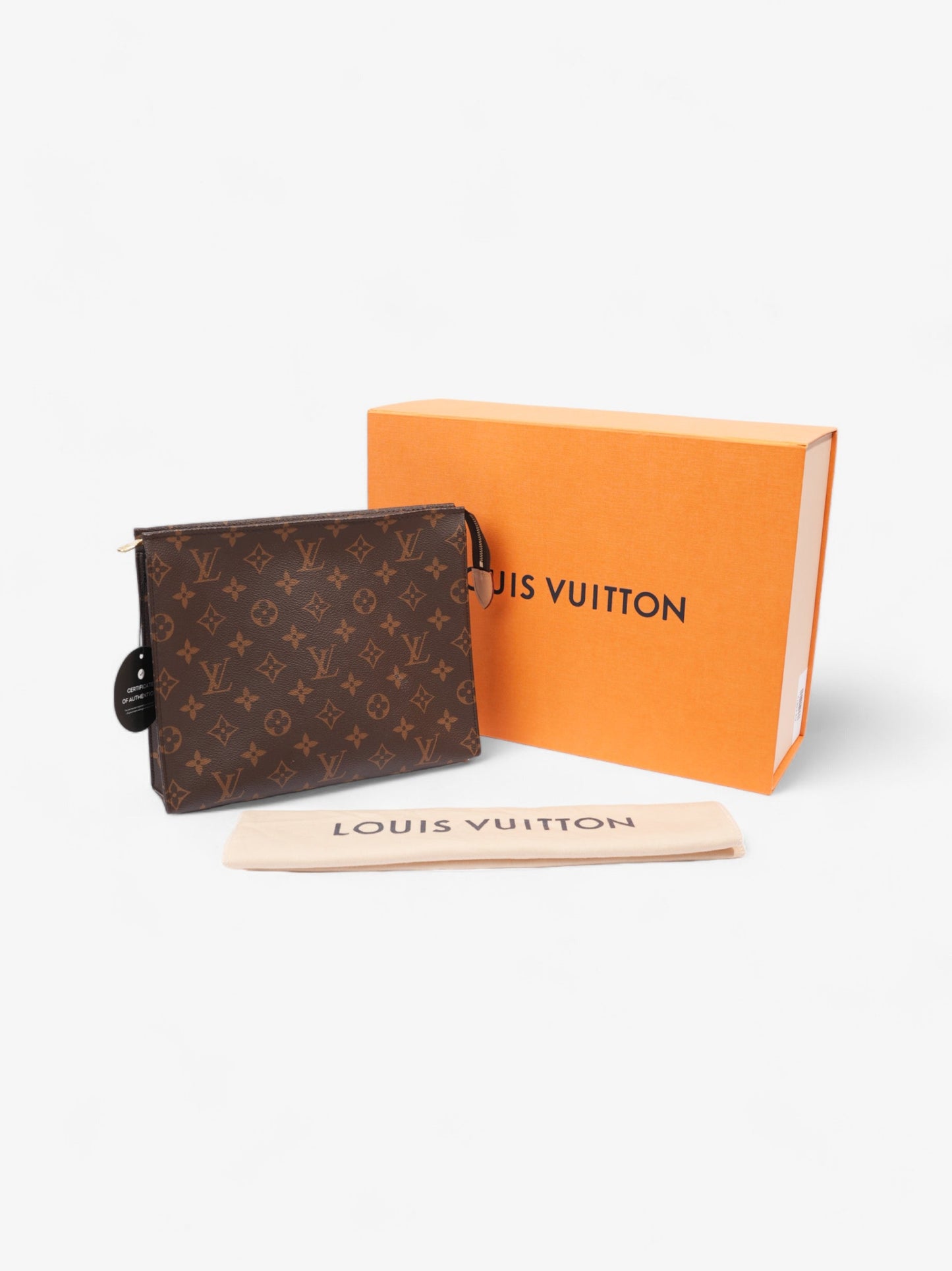 Louis Vuitton Toiletry Pouch 26 Monogram Coated Canvas