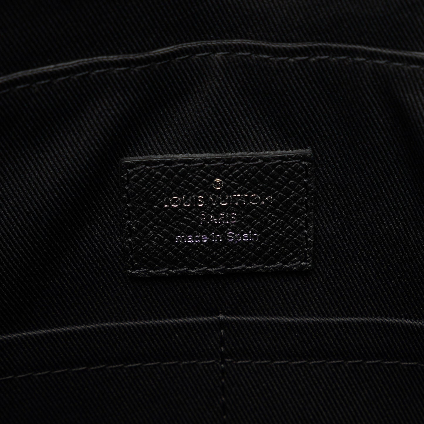 Black Louis Vuitton Taigarama Outdoor Flap Messenger Crossbody Bag