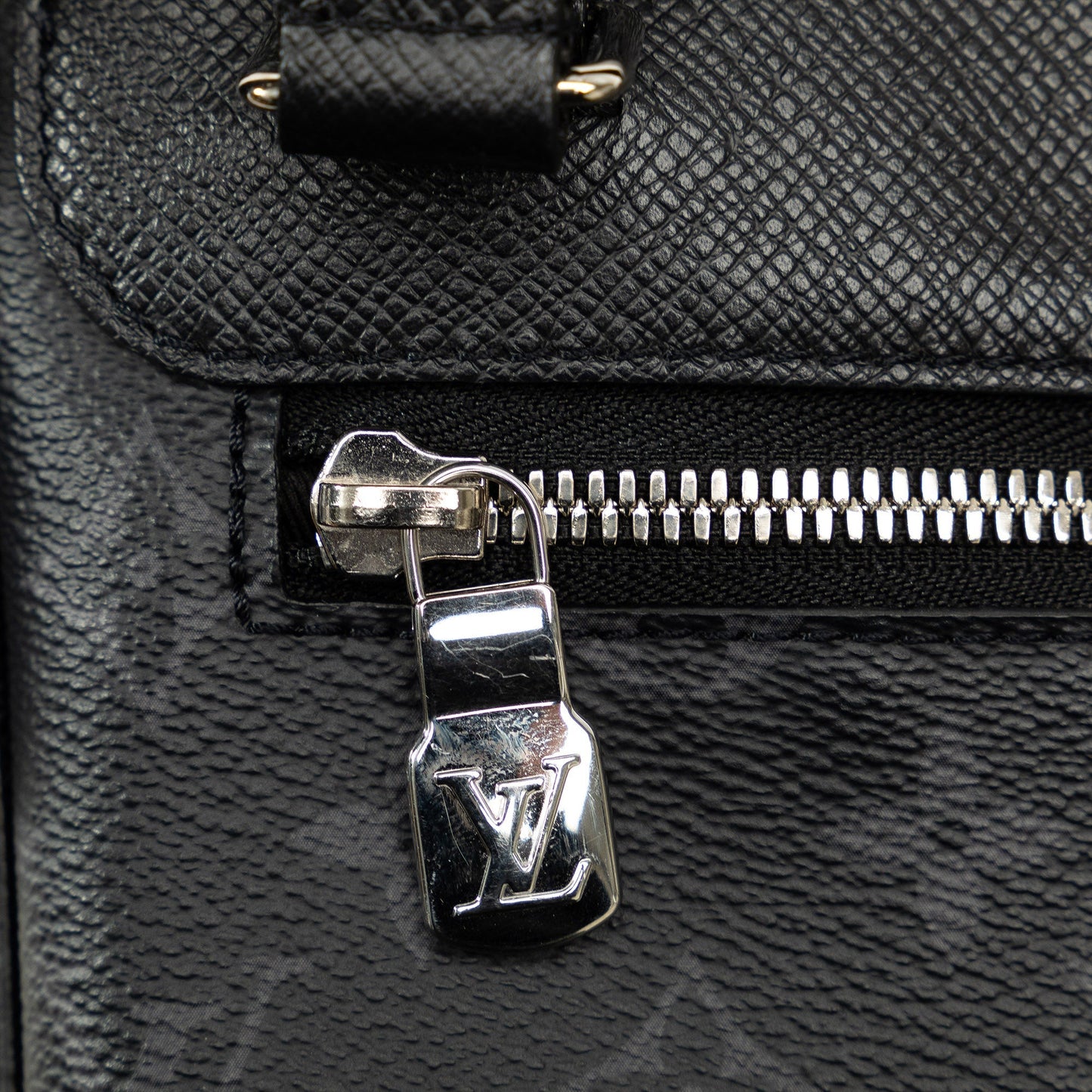 Black Louis Vuitton Taigarama Outdoor Flap Messenger Crossbody Bag