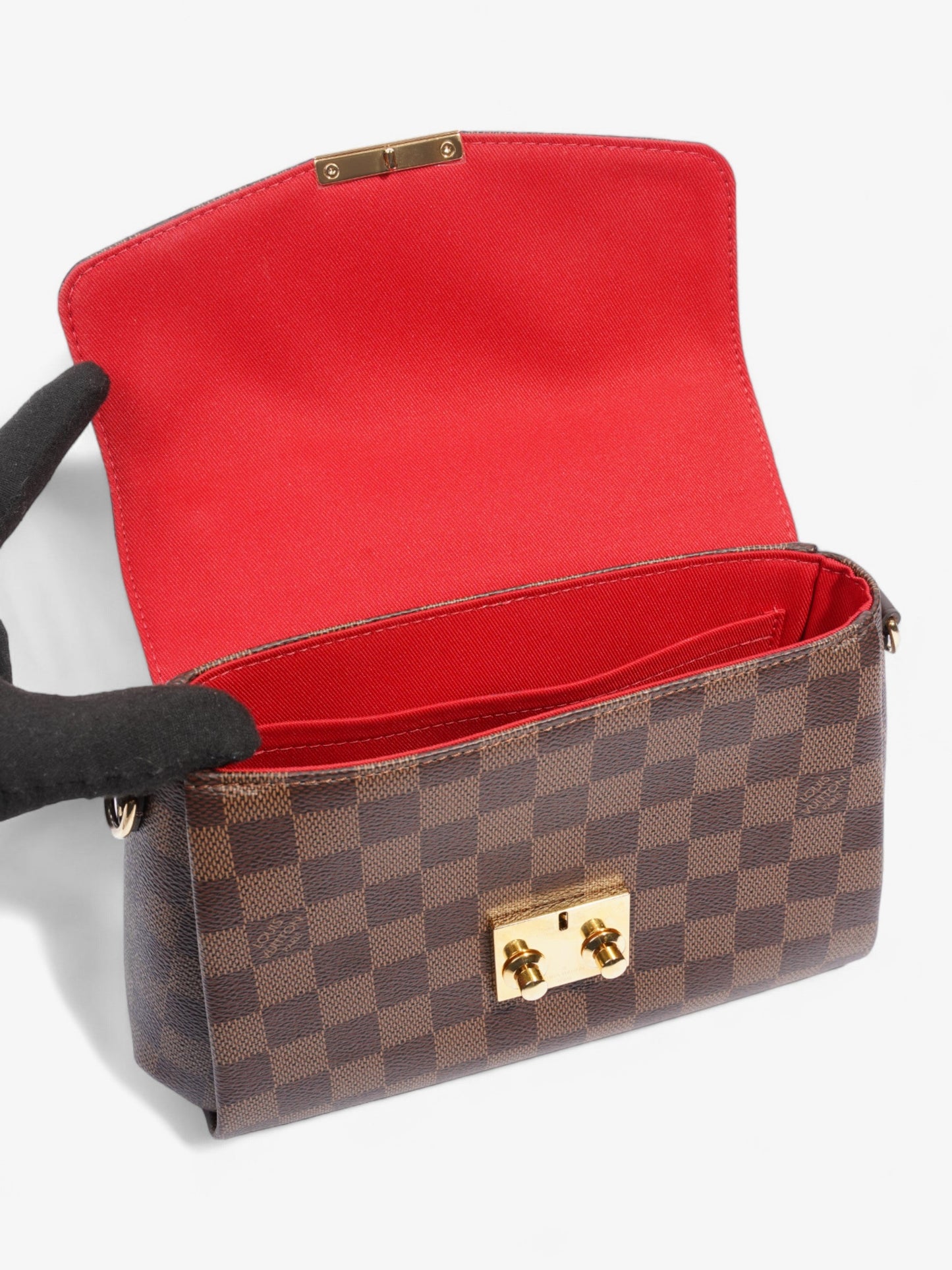Louis Vuitton Croisette Damier Ebene Coated Canvas