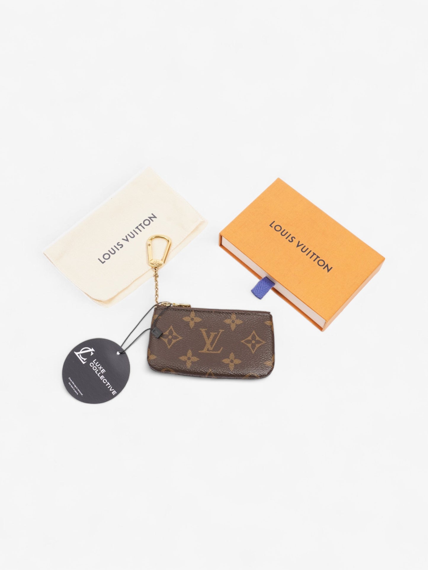 Louis Vuitton Key Pouch Monogram Coated Canvas