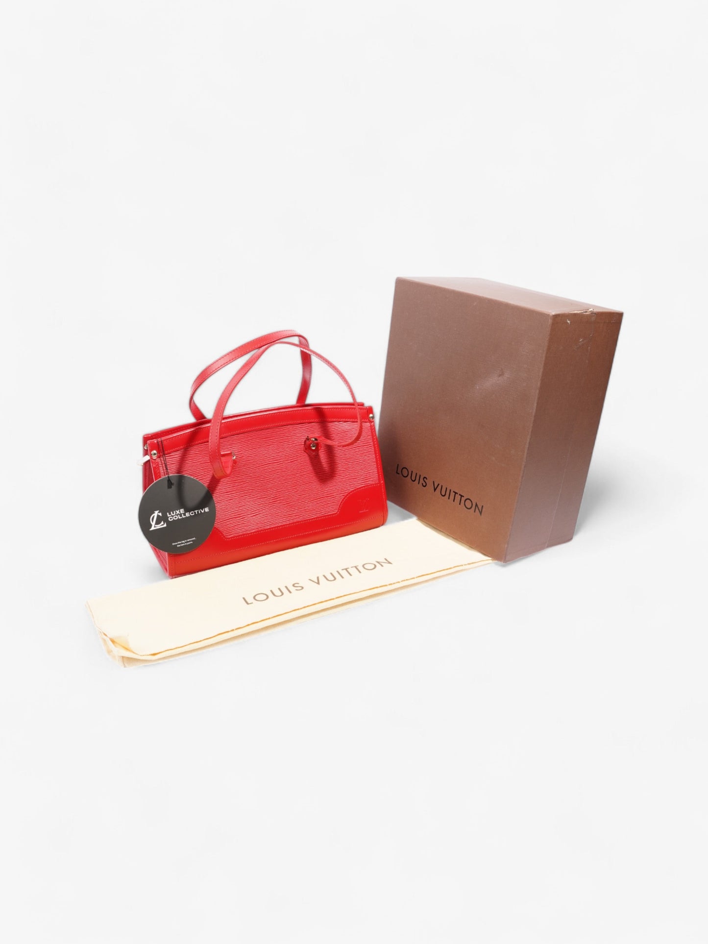 Louis Vuitton Madeleine Red Epi Leather PM