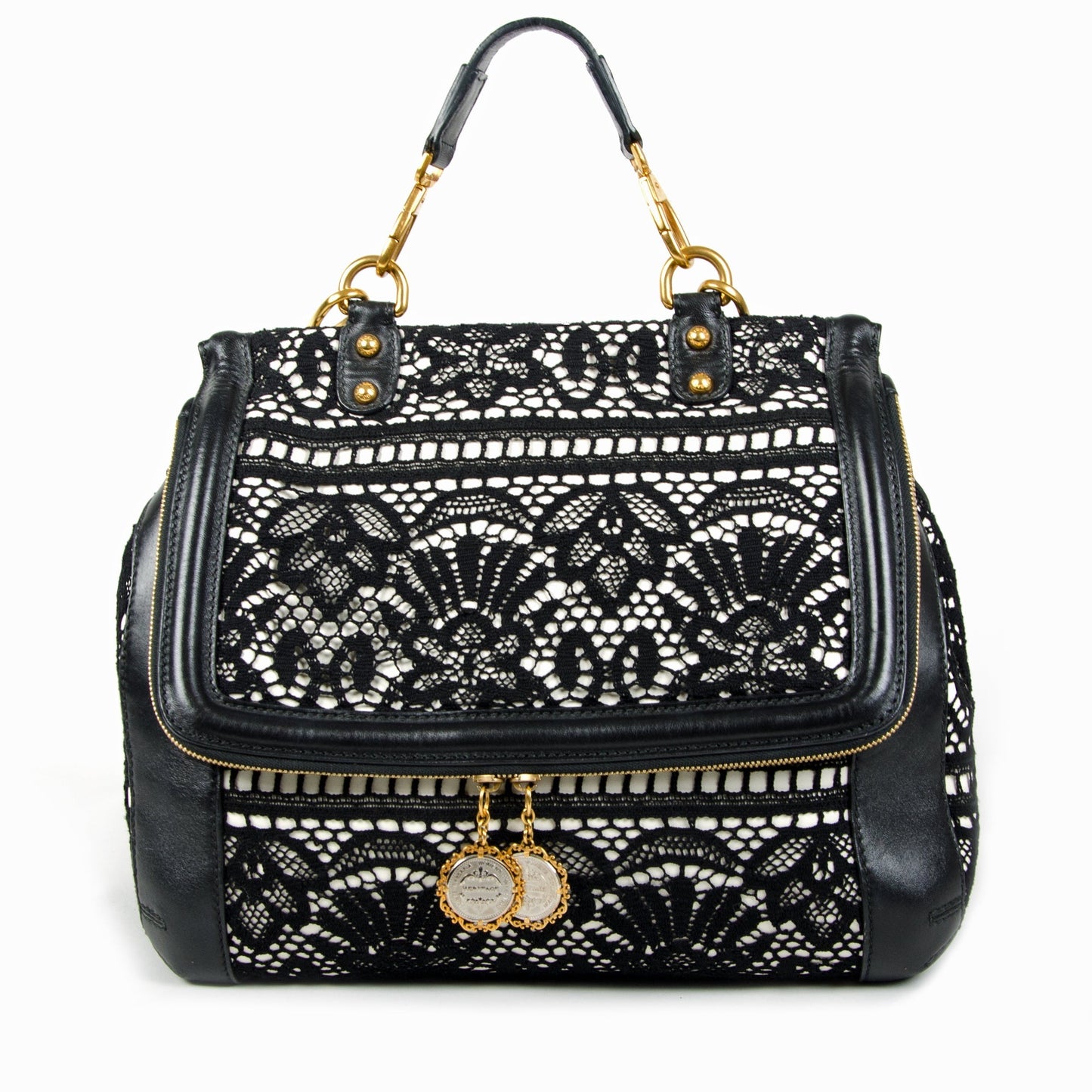 Large Miss Sicily Lace Heritage Satchel