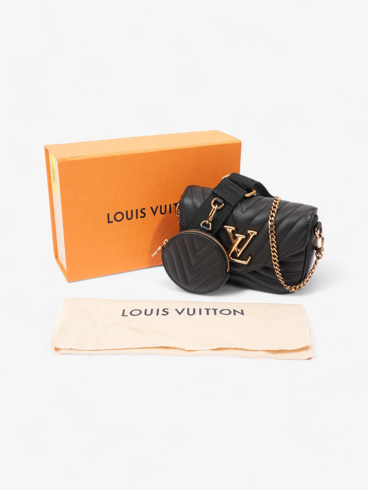 Louis Vuitton New Wave Multi-Pochette Black Leather