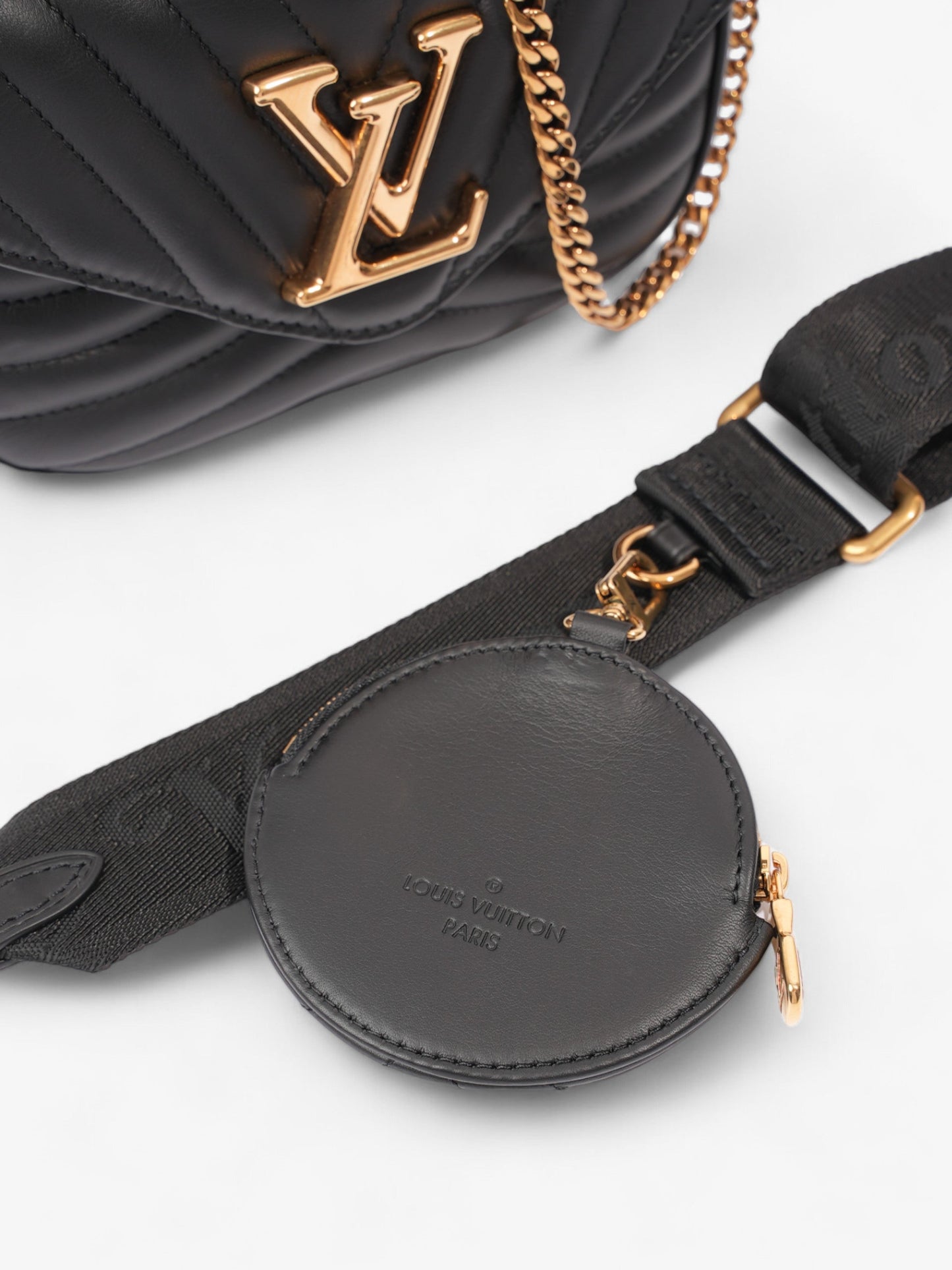 Louis Vuitton New Wave Multi-Pochette Black Leather