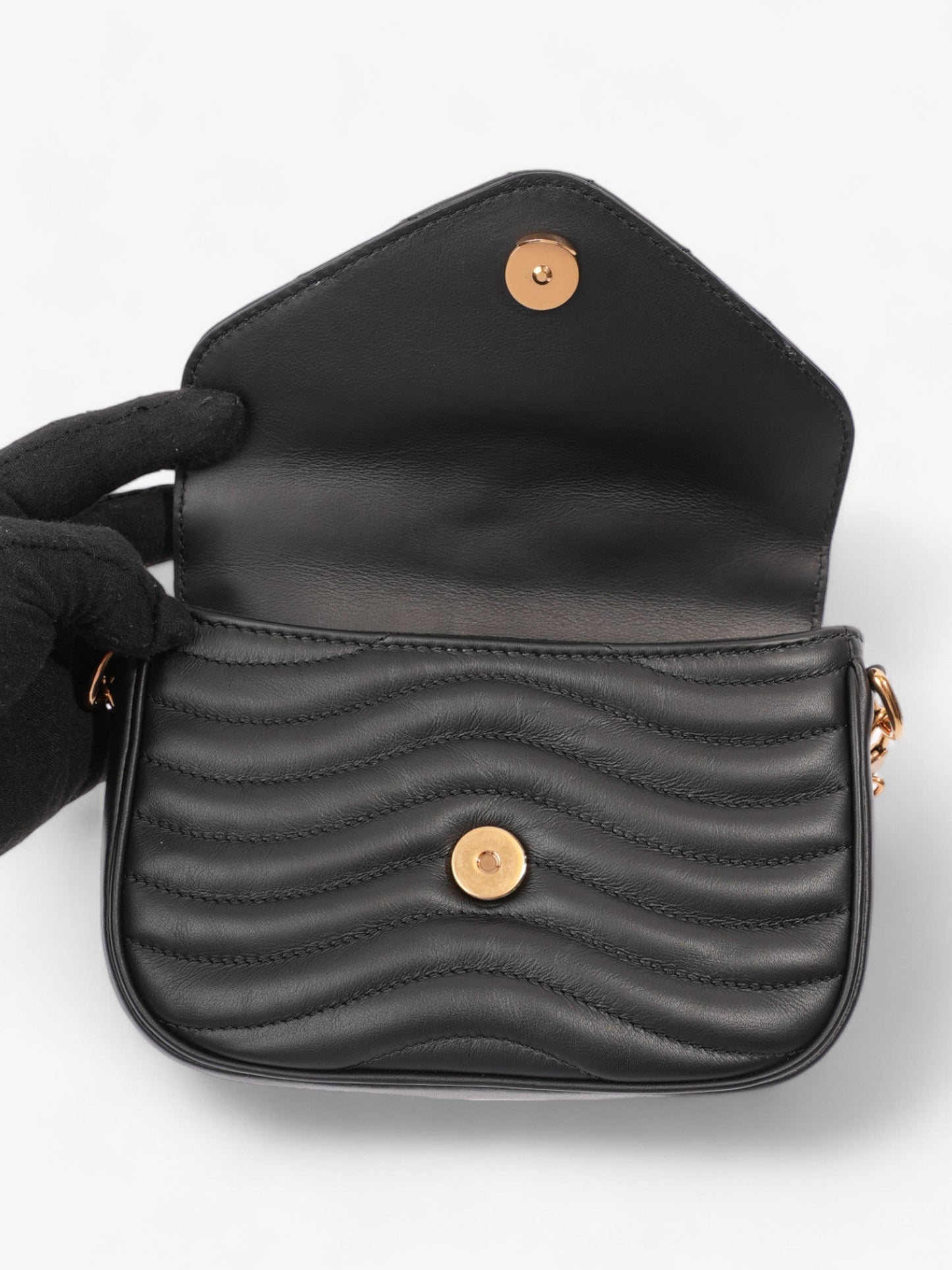 Louis Vuitton New Wave Multi-Pochette Black Leather