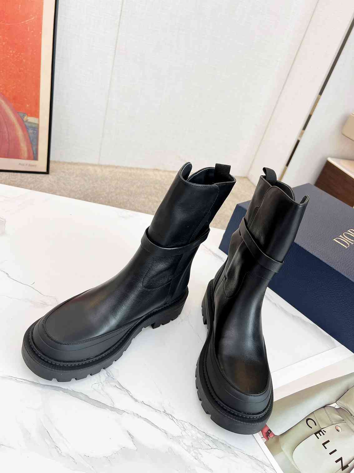 DD 30 GLMNTAIGNE ANKLE BOOT BLACK
