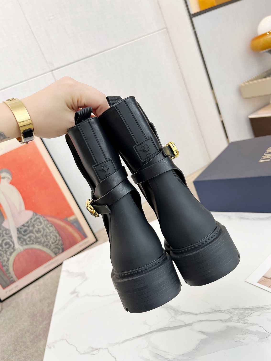 DD 30 GLMNTAIGNE ANKLE BOOT BLACK