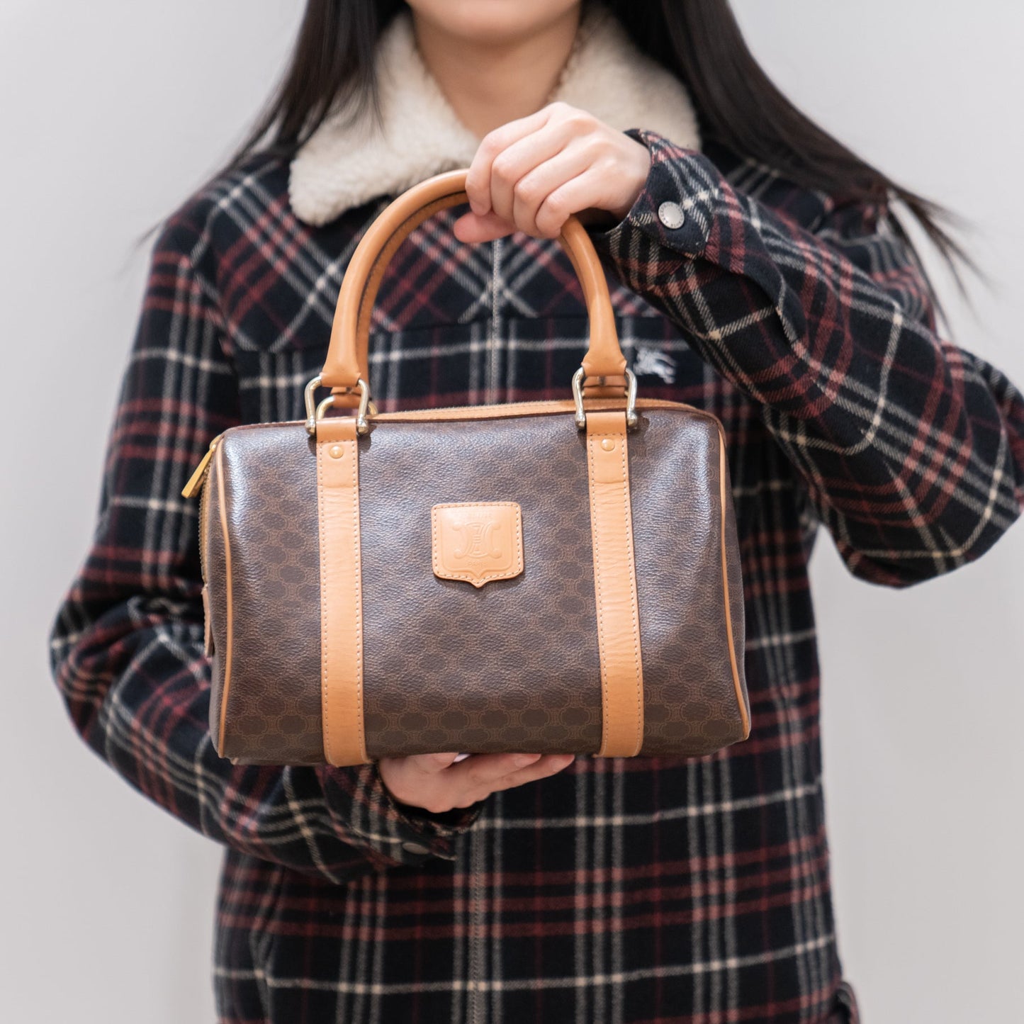 Celine Macadam Boston Bag