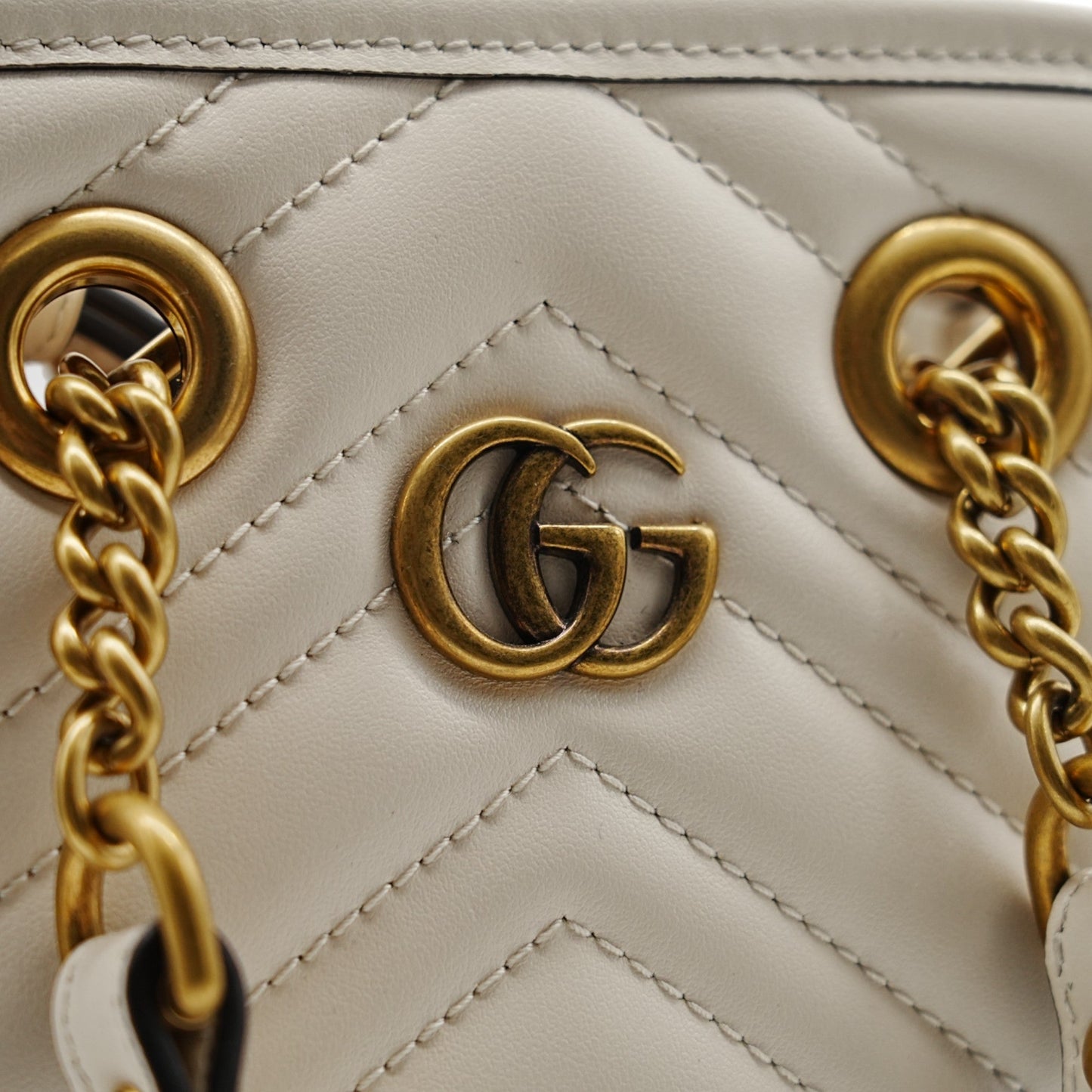 Gucci Marmont MatelassÃƒÆ’Ã‚Â¨ Quilted Mini Bag - '10s