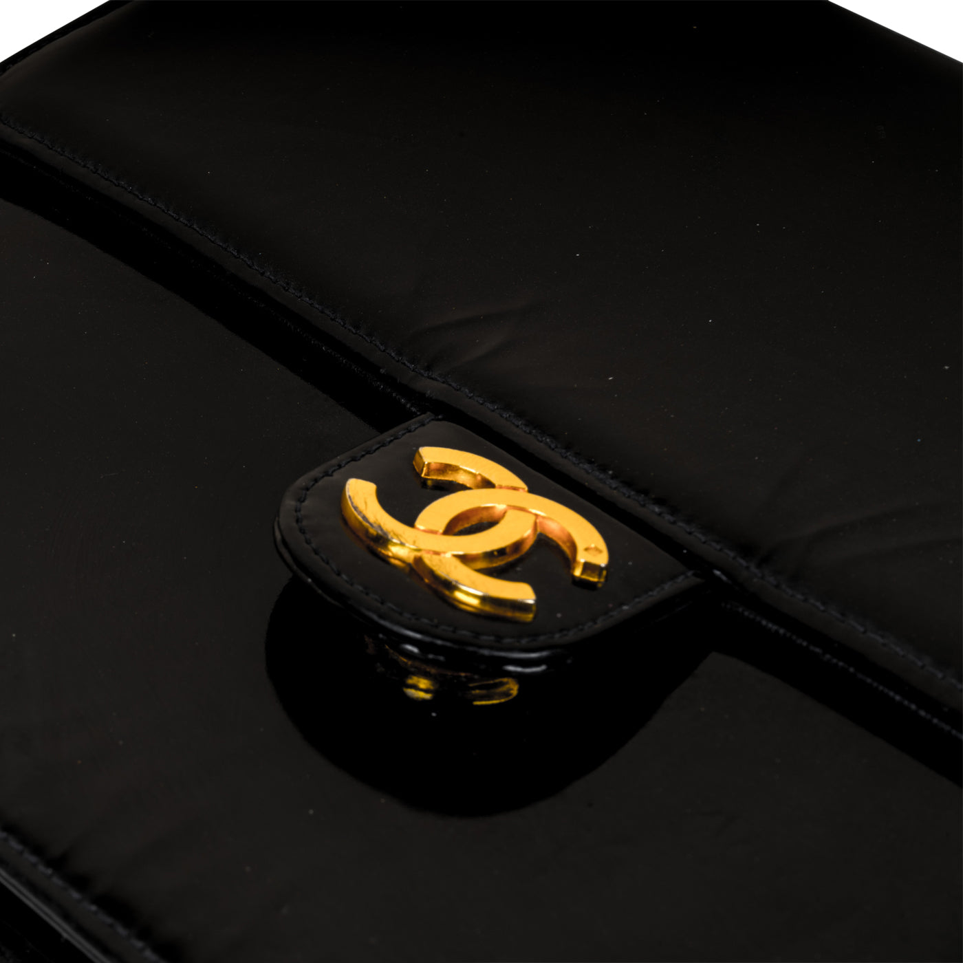 Chanel Vintage Patent Flap Bag