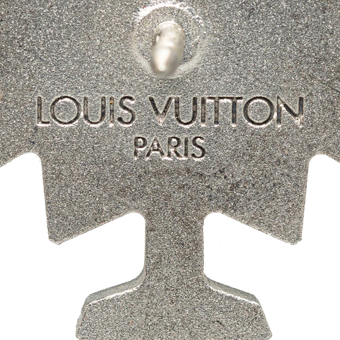 Silver Louis Vuitton Snowflake Brooch