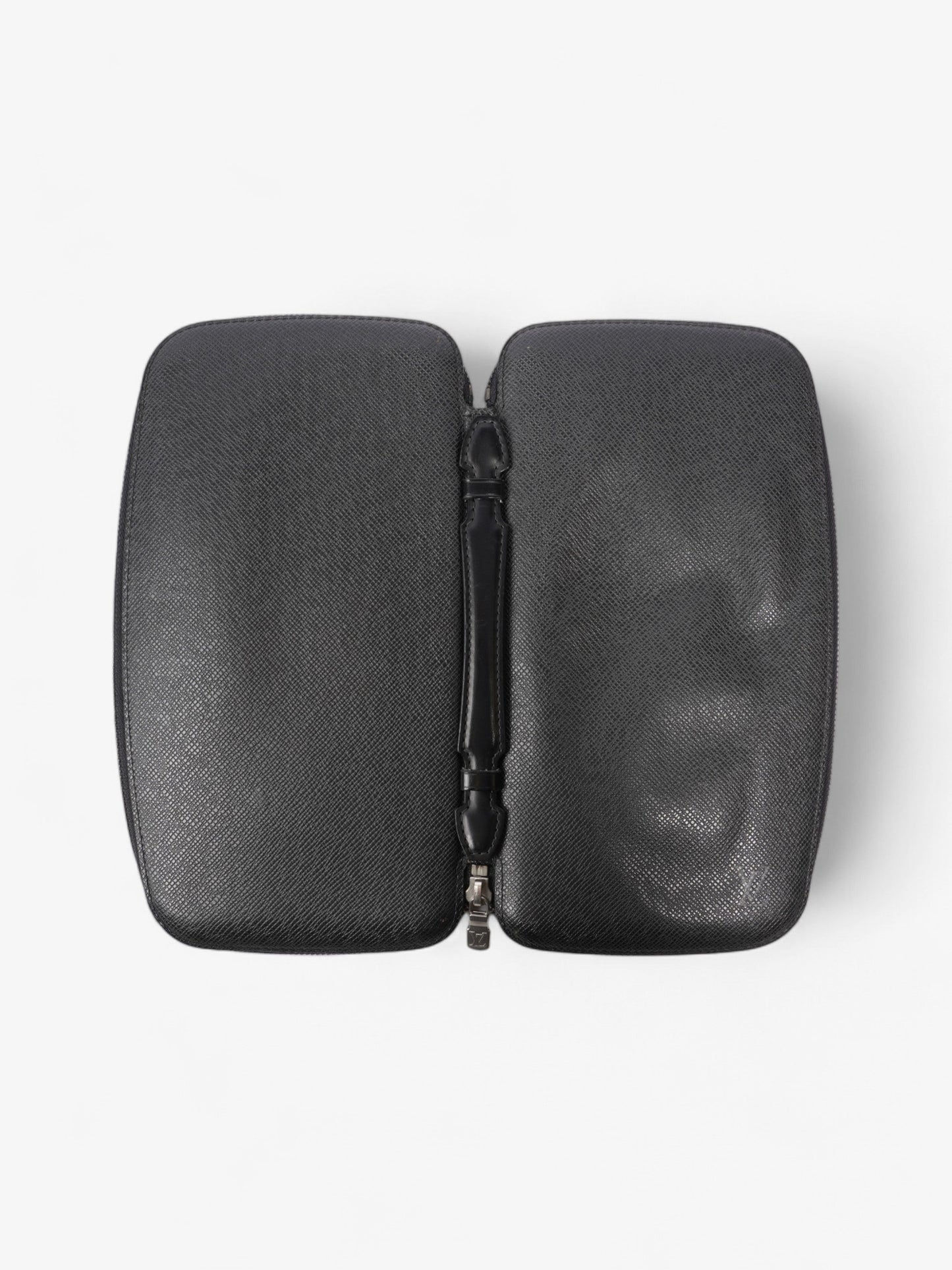 Louis Vuitton Taiga Organiser Wallet Black Leather